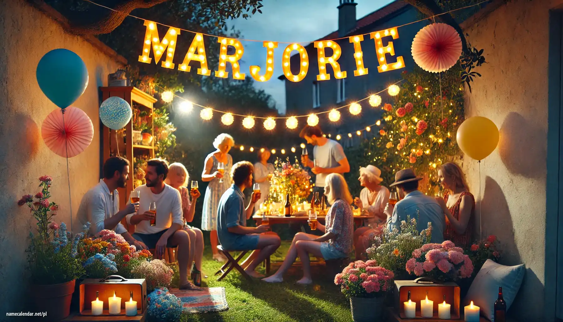 Uroczystość imieninowa i imieninowa - Marjorie