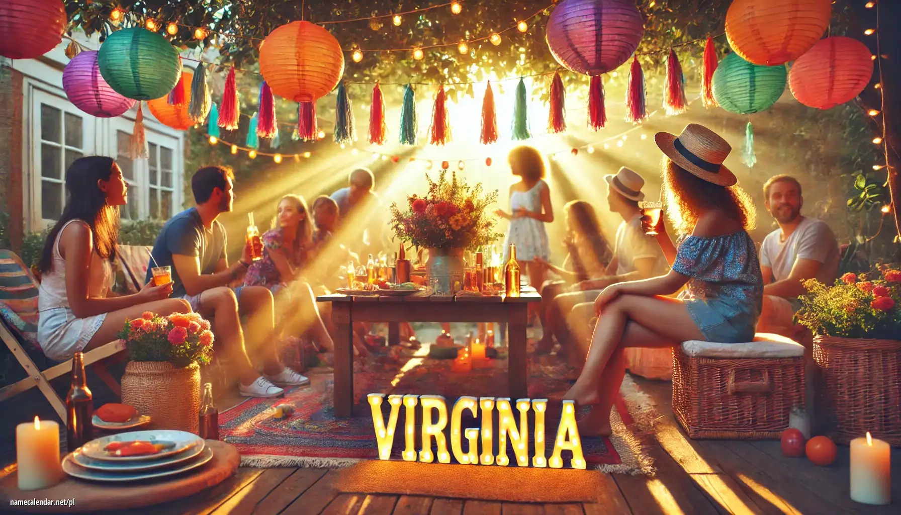 Uroczystość imieninowa i imieninowa - Virginia