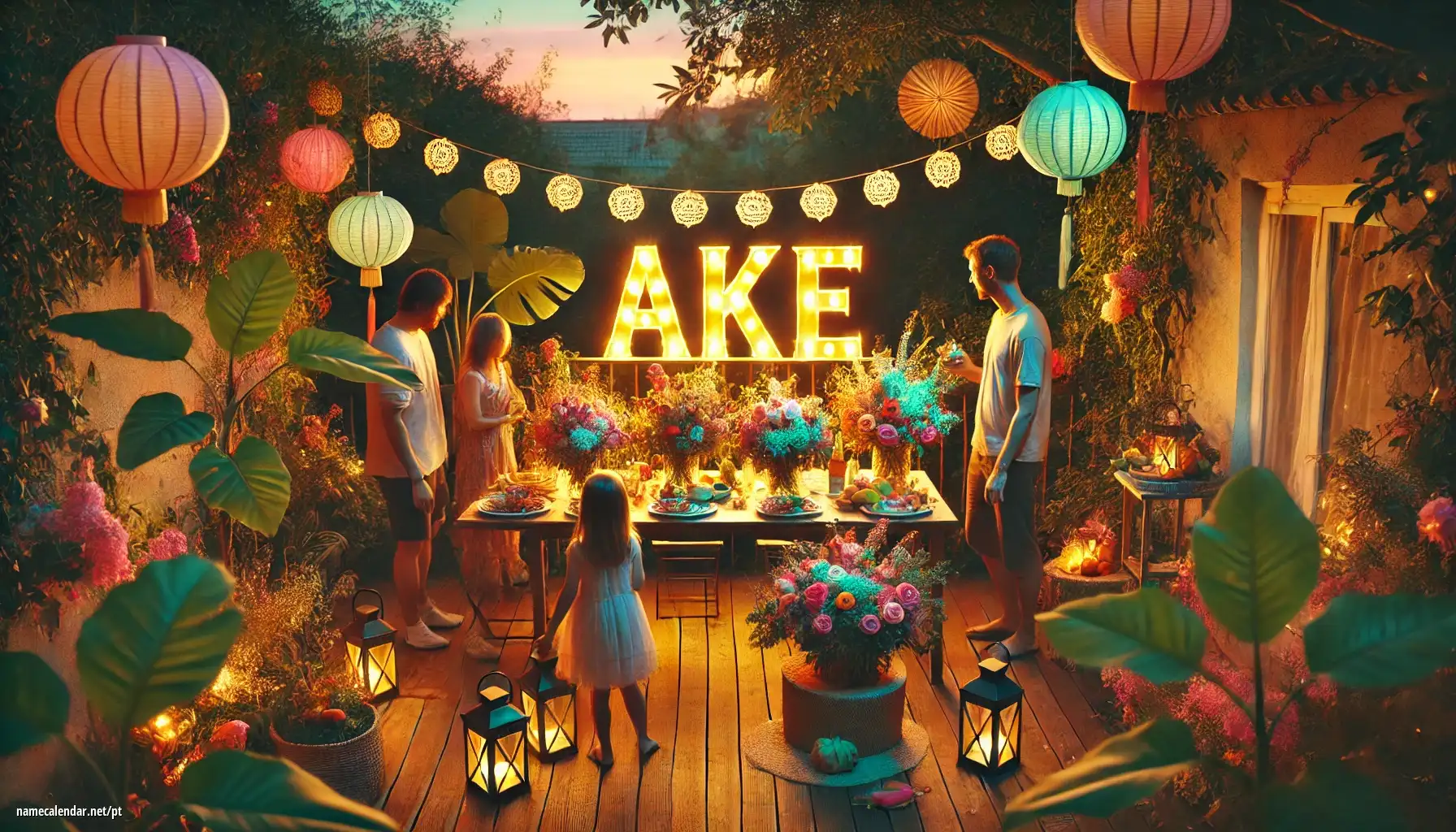 Celebração do dia do nome e nome - Åke