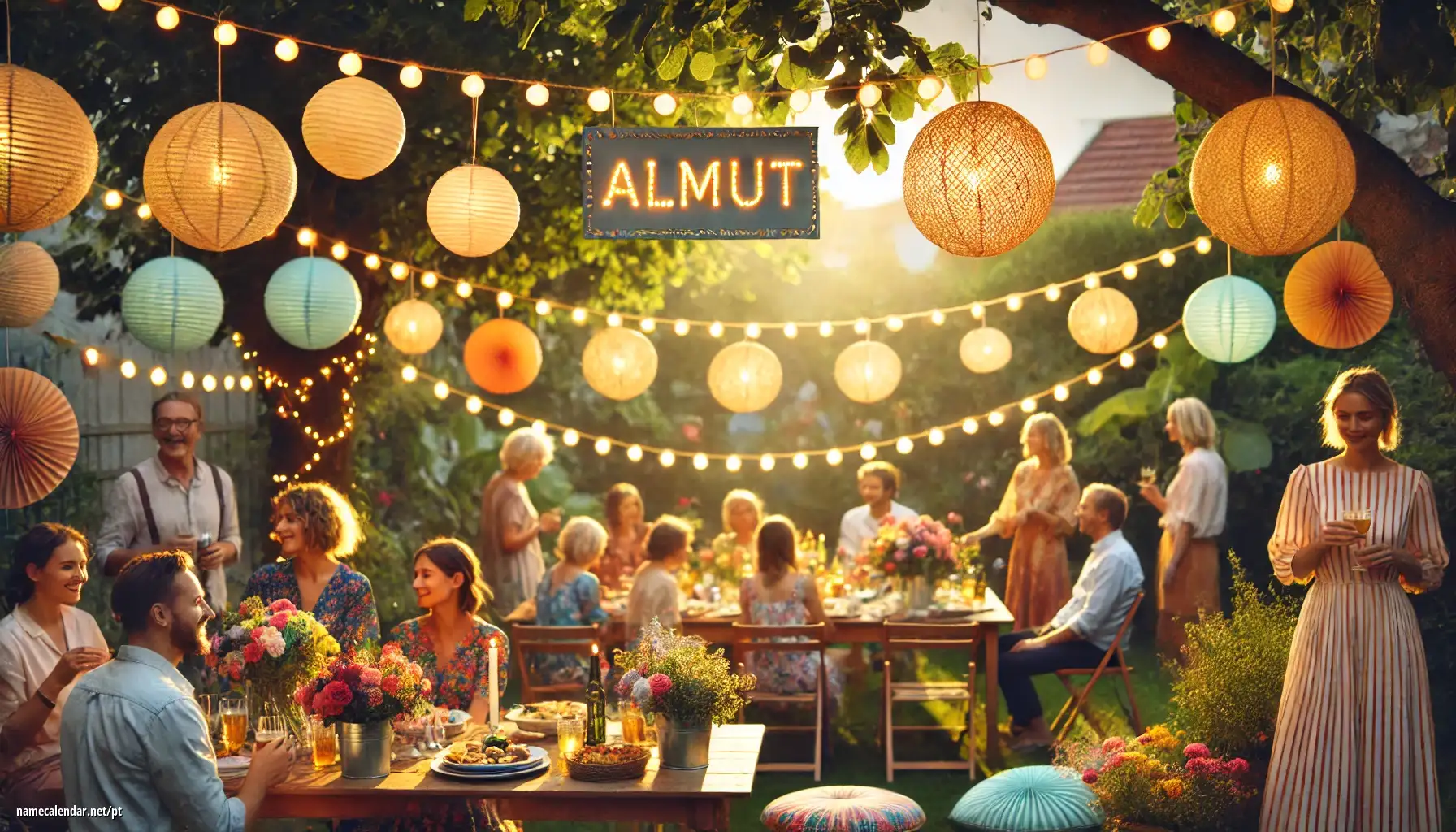 Celebração do dia do nome e nome - Almut