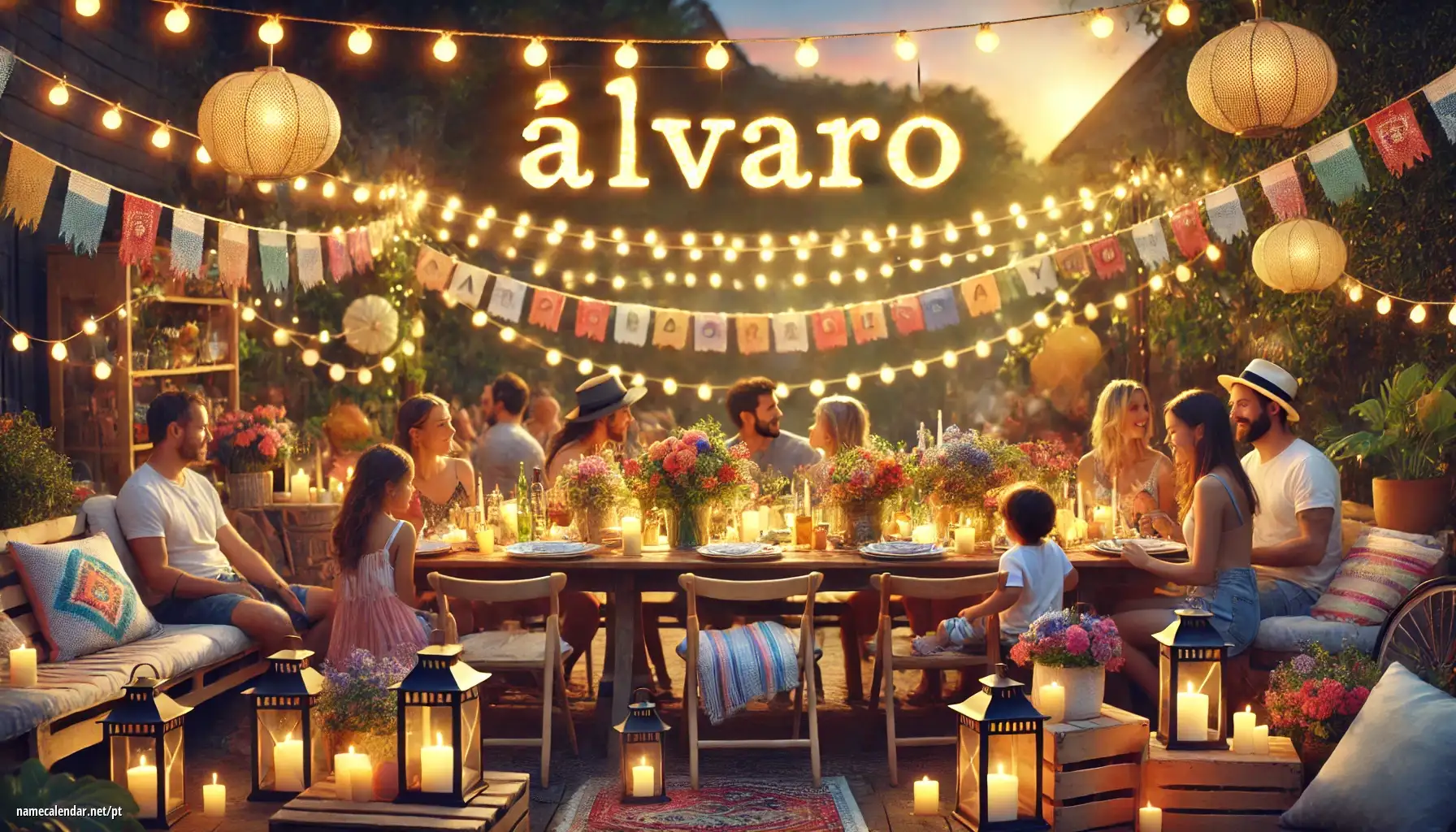 Celebração do dia do nome e nome - Alvaro