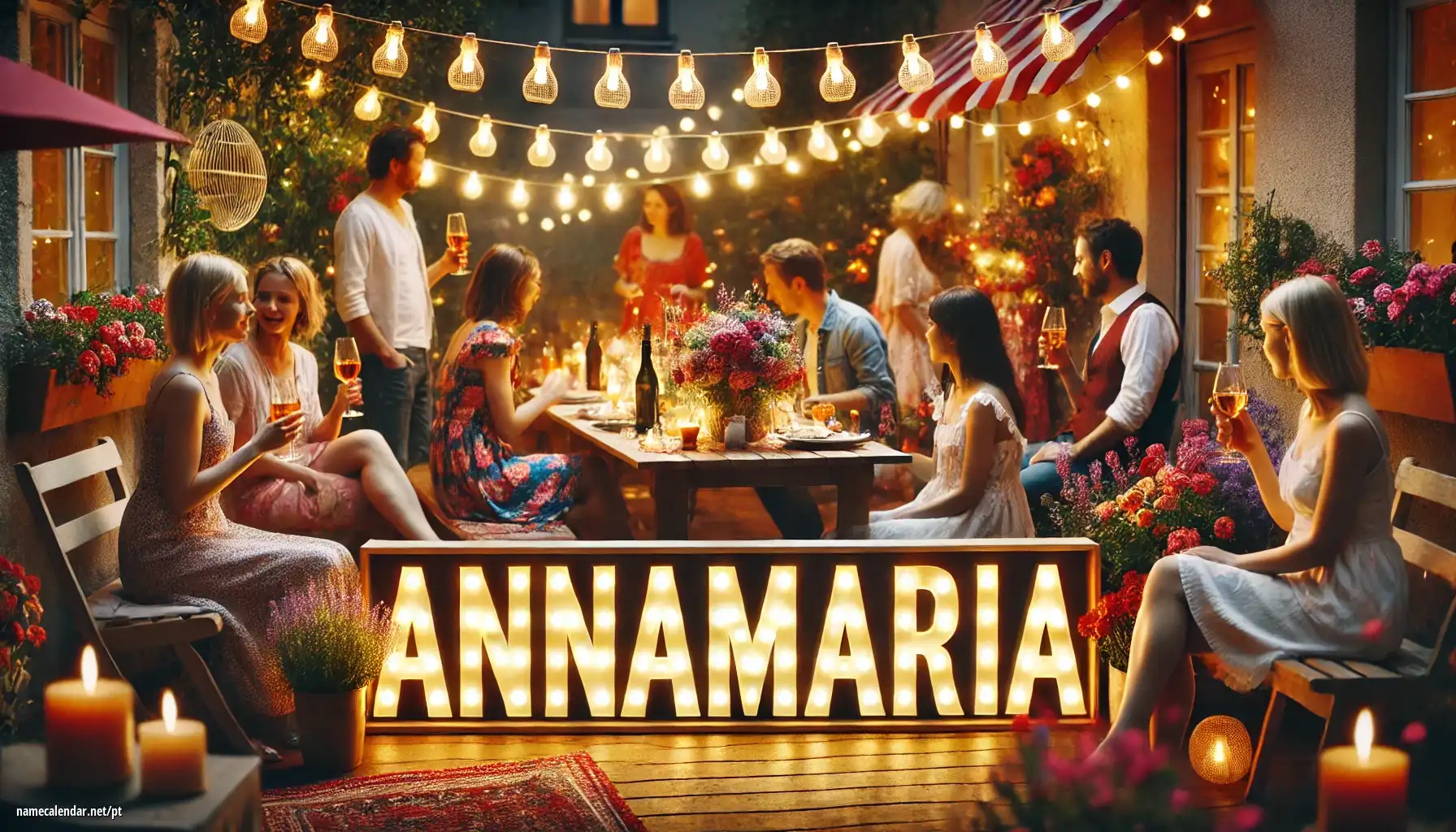 Celebração do dia do nome e nome - Annamária