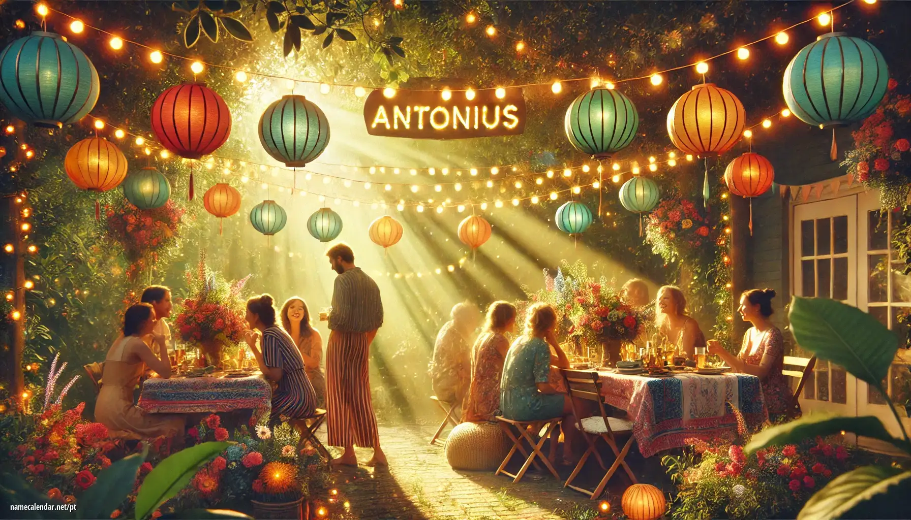 Celebração do dia do nome e nome - Antonius