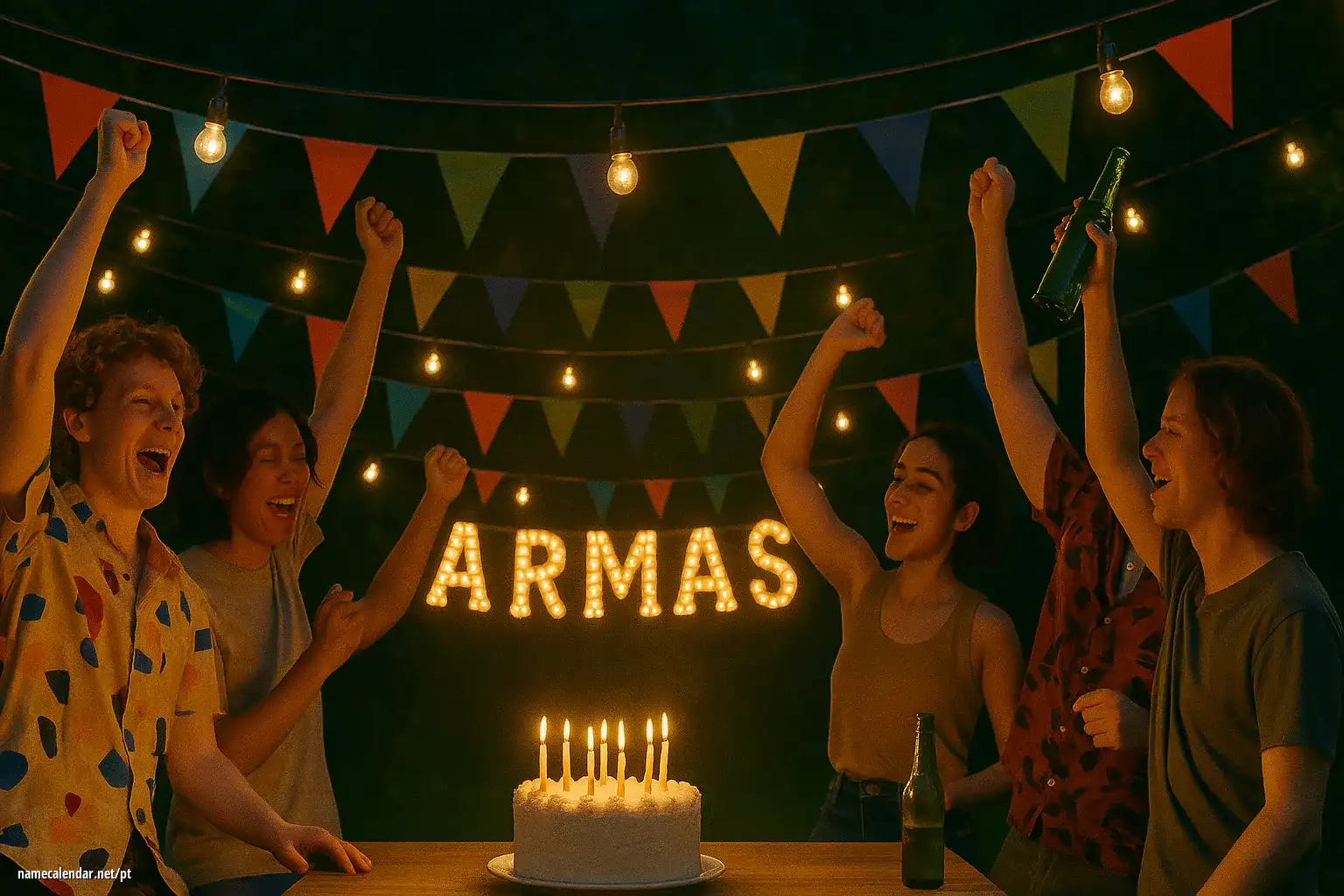 Celebração do dia do nome e nome - Armas
