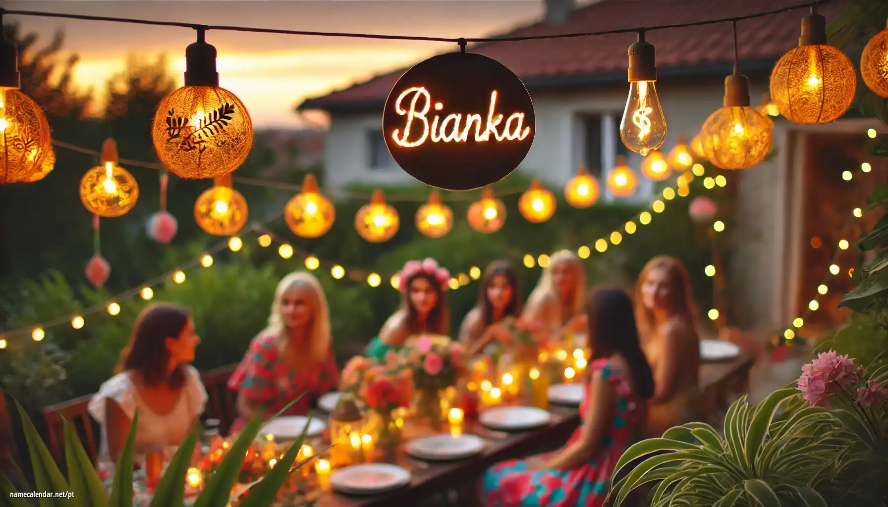 Celebração do dia do nome e nome - Bianka