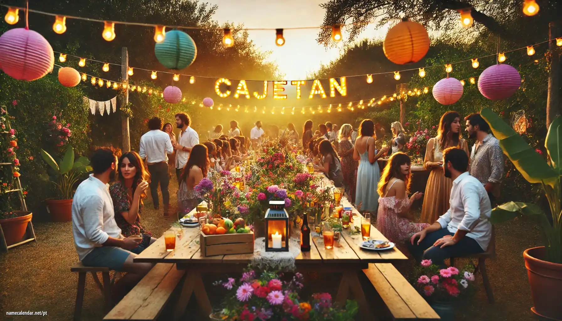 Celebração do dia do nome e nome - Cajetan