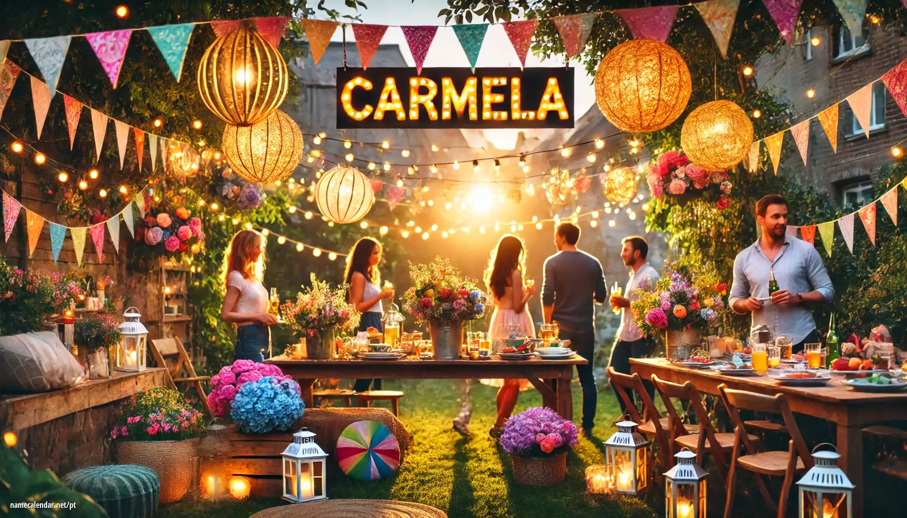 Celebração do dia do nome e nome - Carmela