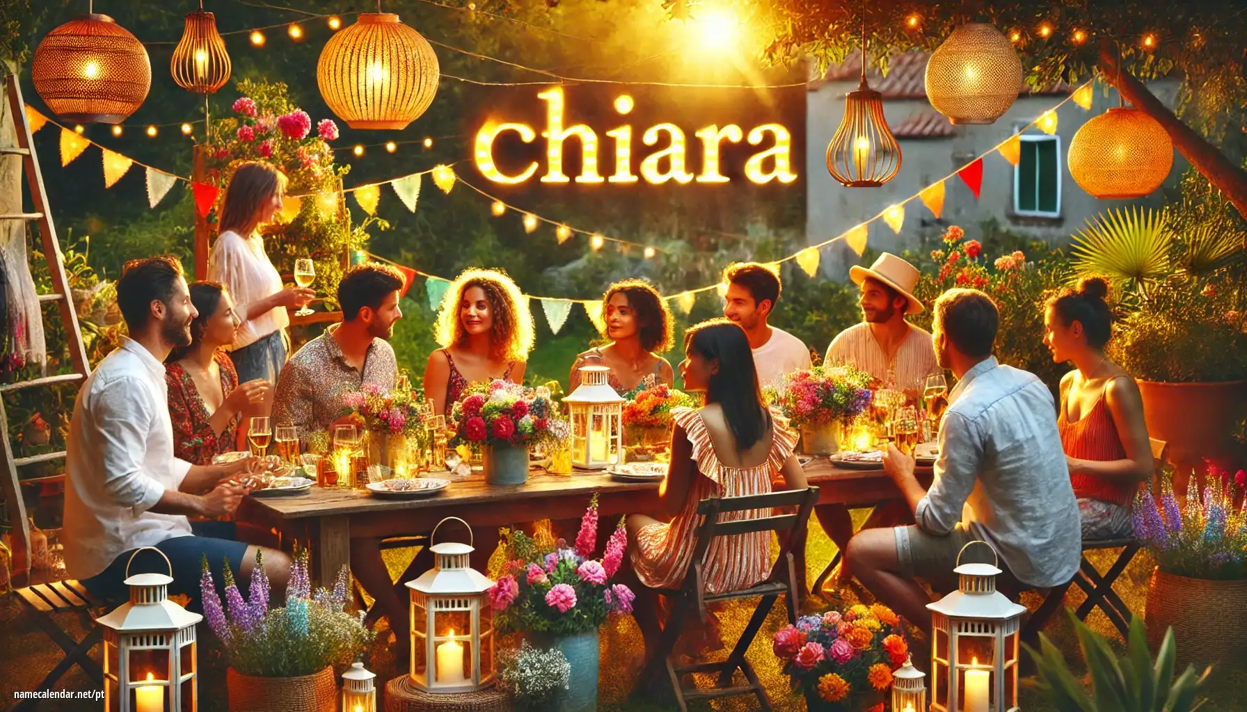 Celebração do dia do nome e nome - Chiara