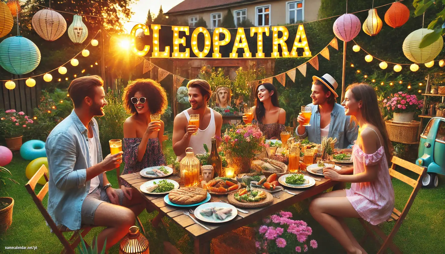 Celebração do dia do nome e nome - Cleopatra