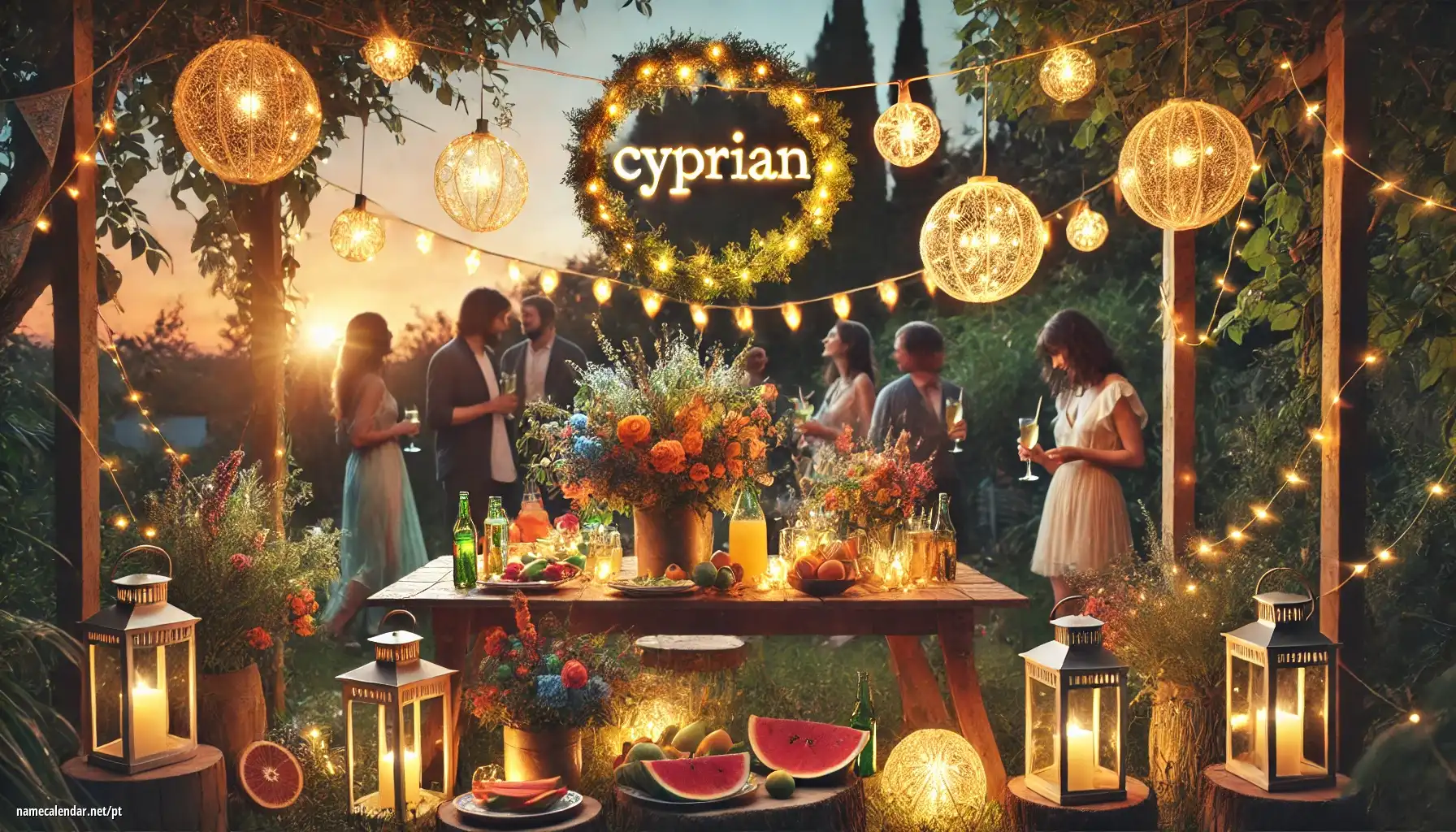 Celebração do dia do nome e nome - Cyprián