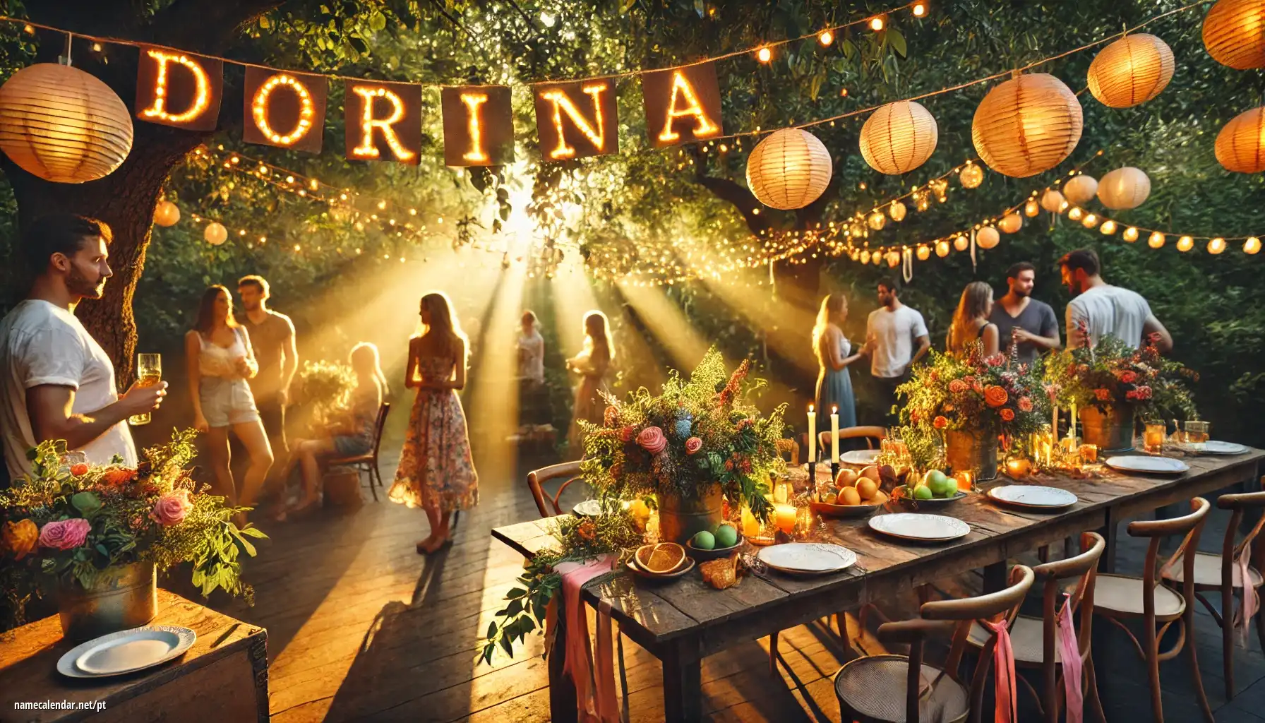 Celebração do dia do nome e nome - Dorina