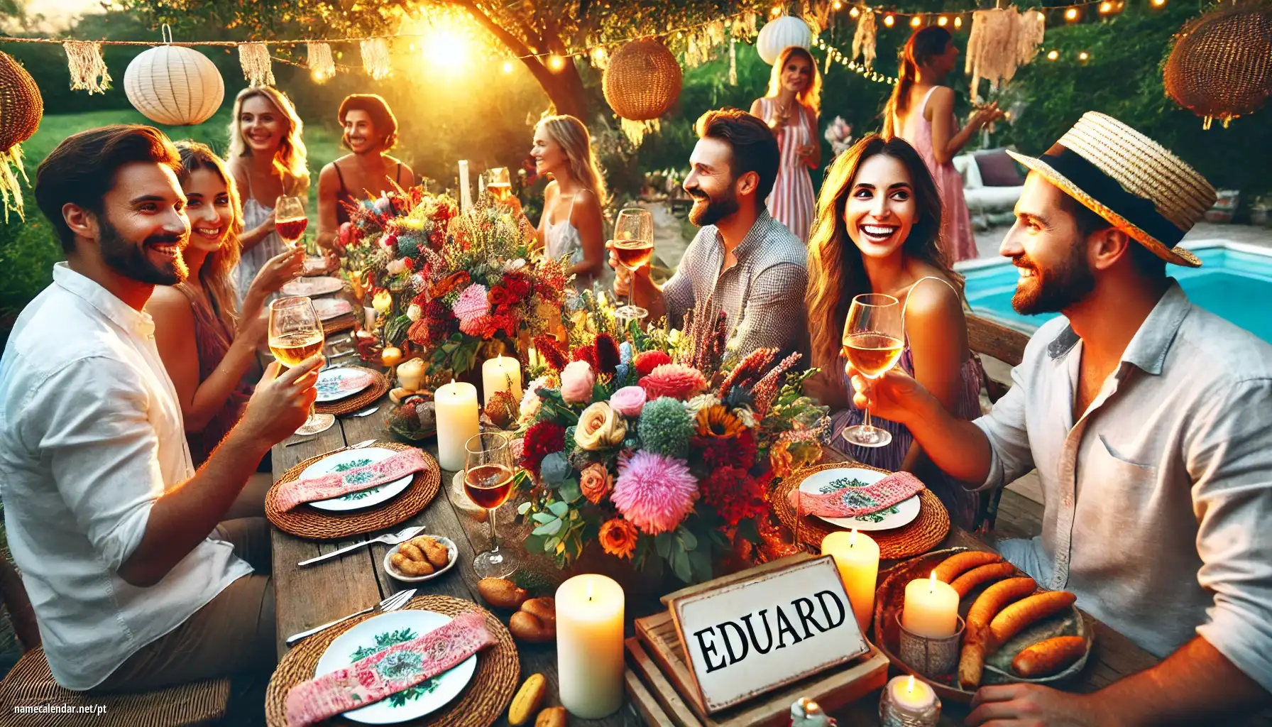 Celebração do dia do nome e nome - Eduard