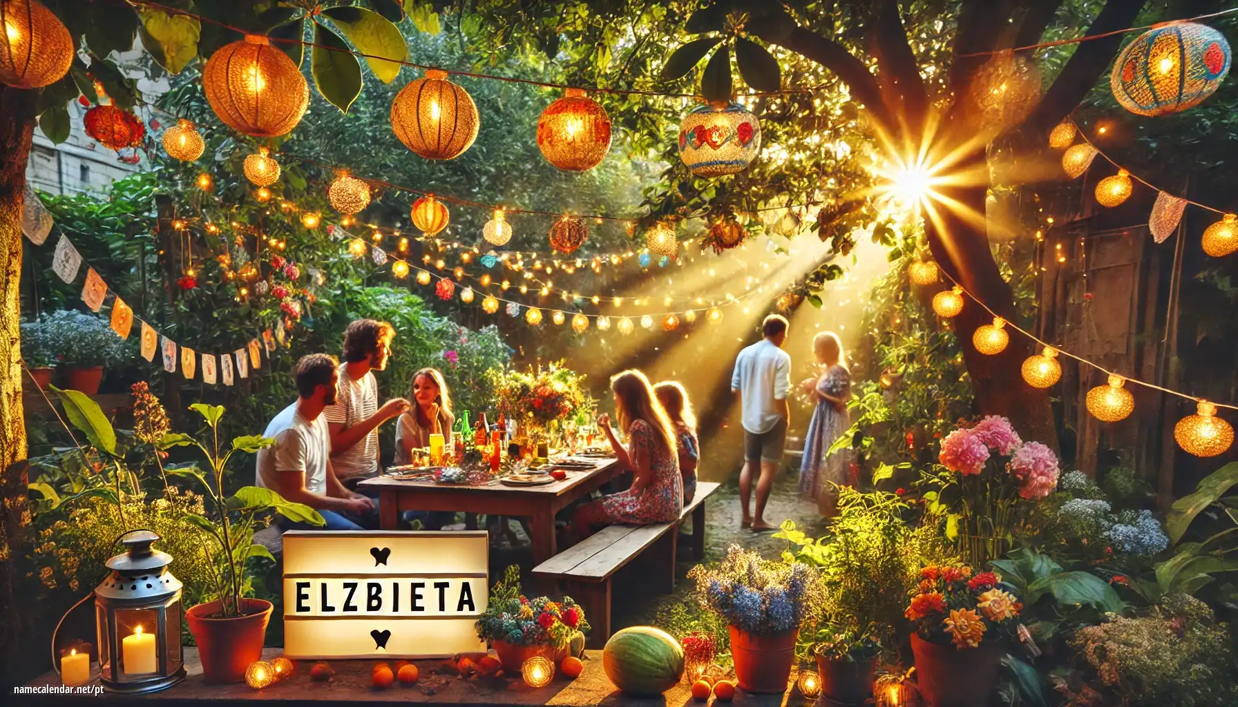 Celebração do dia do nome e nome - Elżbieta