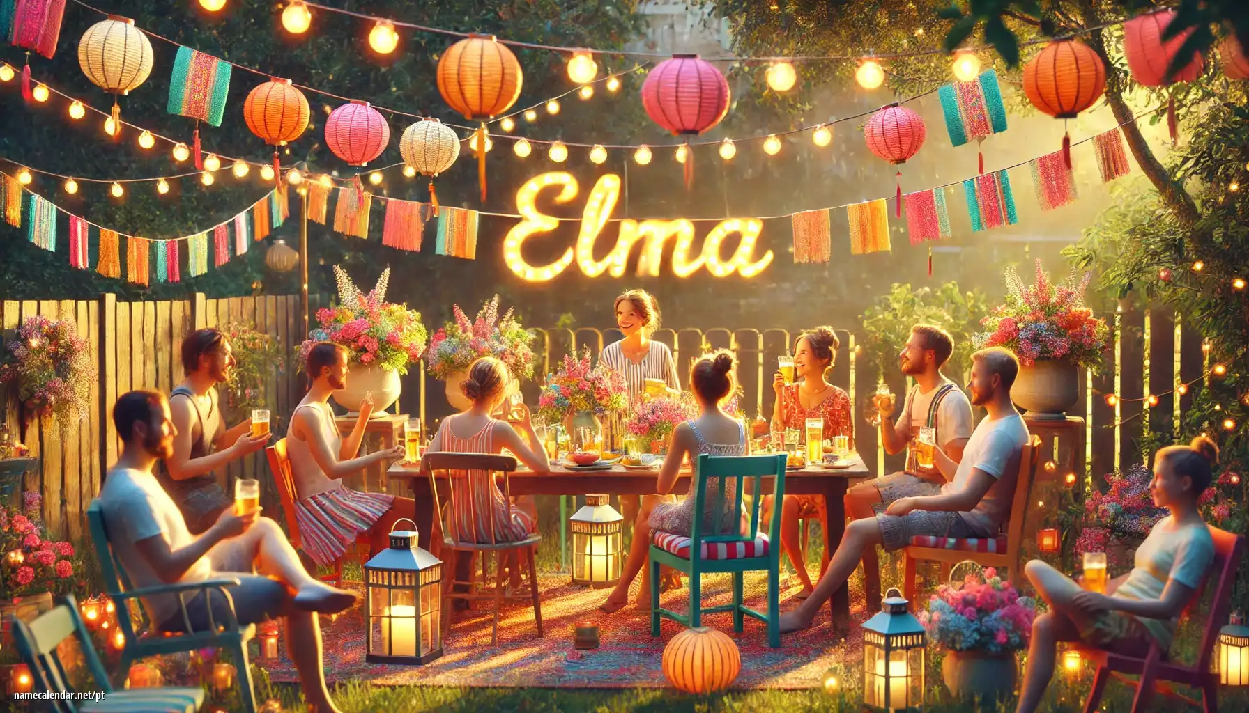 Celebração do dia do nome e nome - Elma