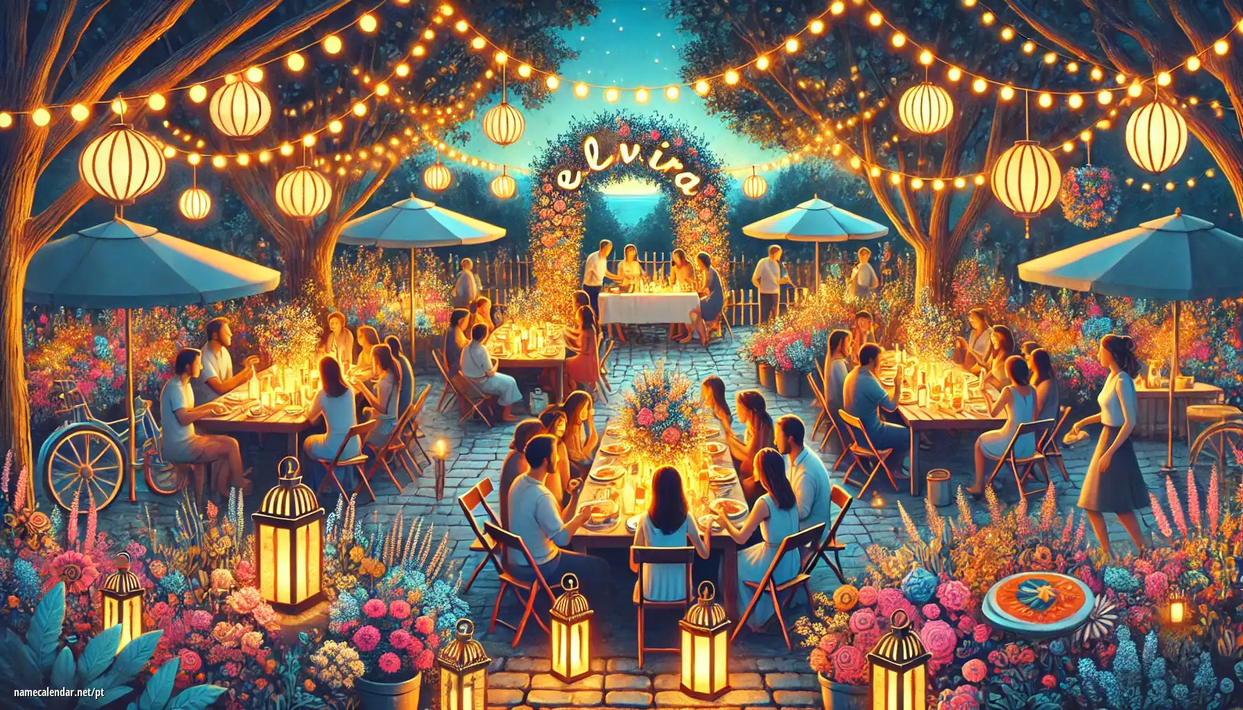 Celebração do dia do nome e nome - Elvira