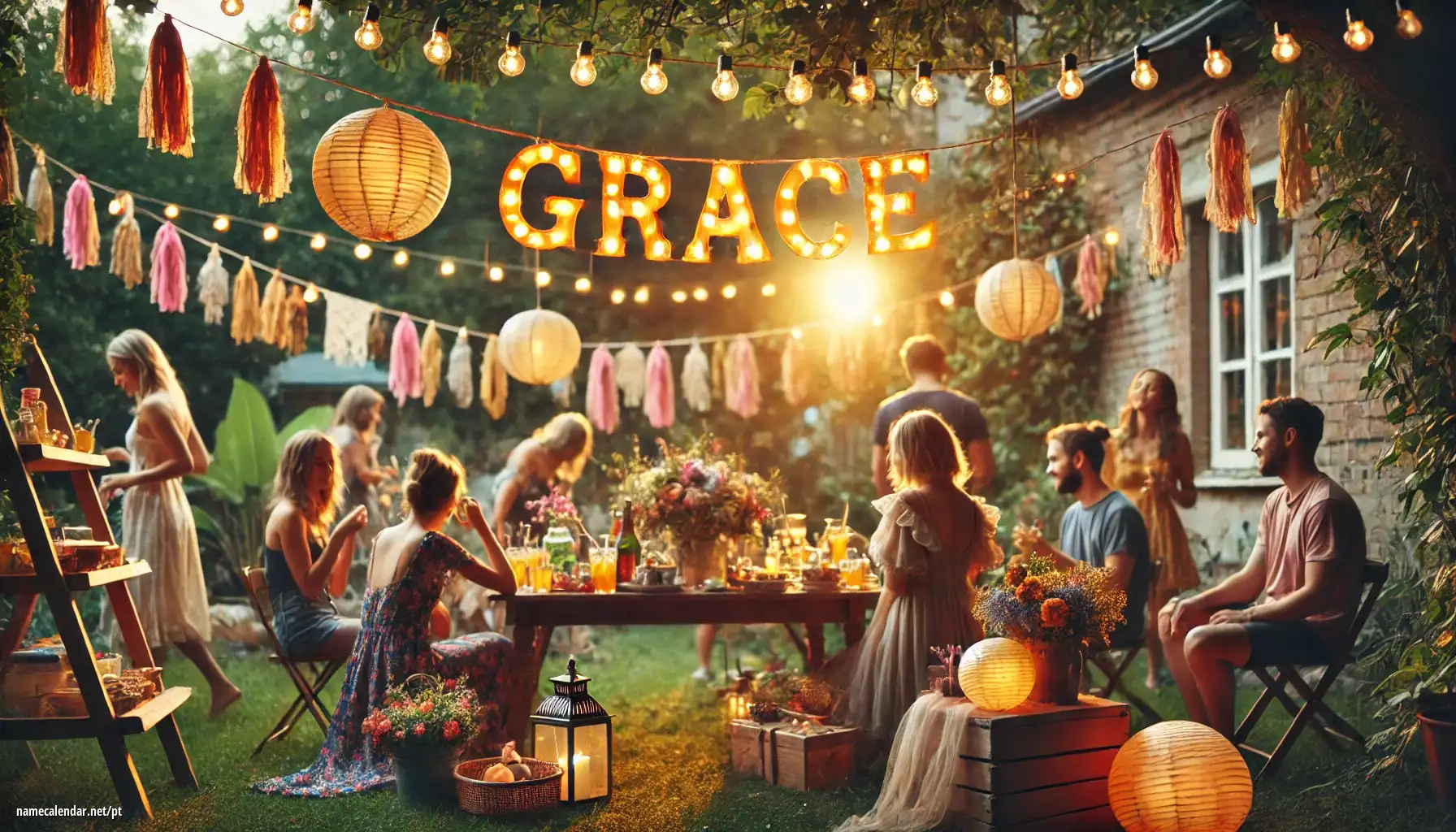 Celebração do dia do nome e nome - Grâce