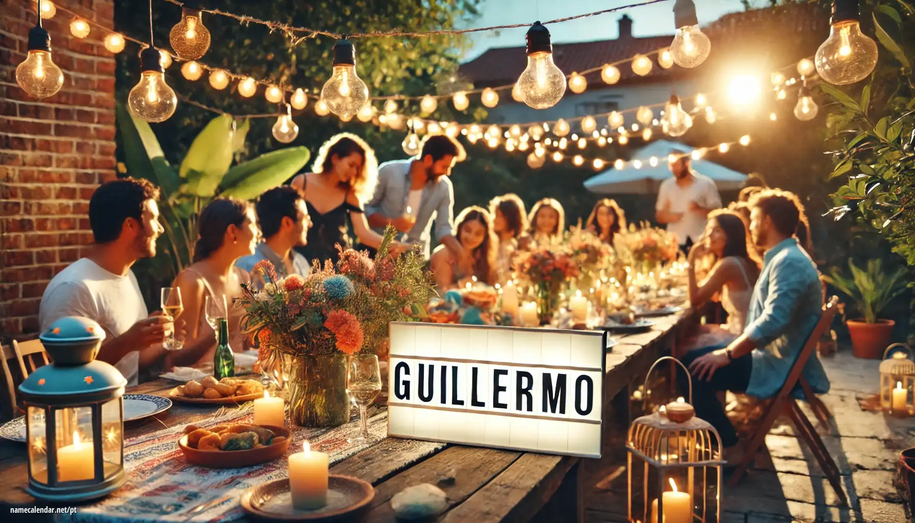 Celebração do dia do nome e nome - Guillermo