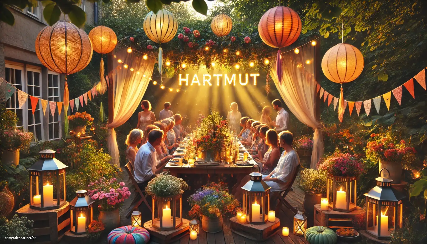 Celebração do dia do nome e nome - Hartmut