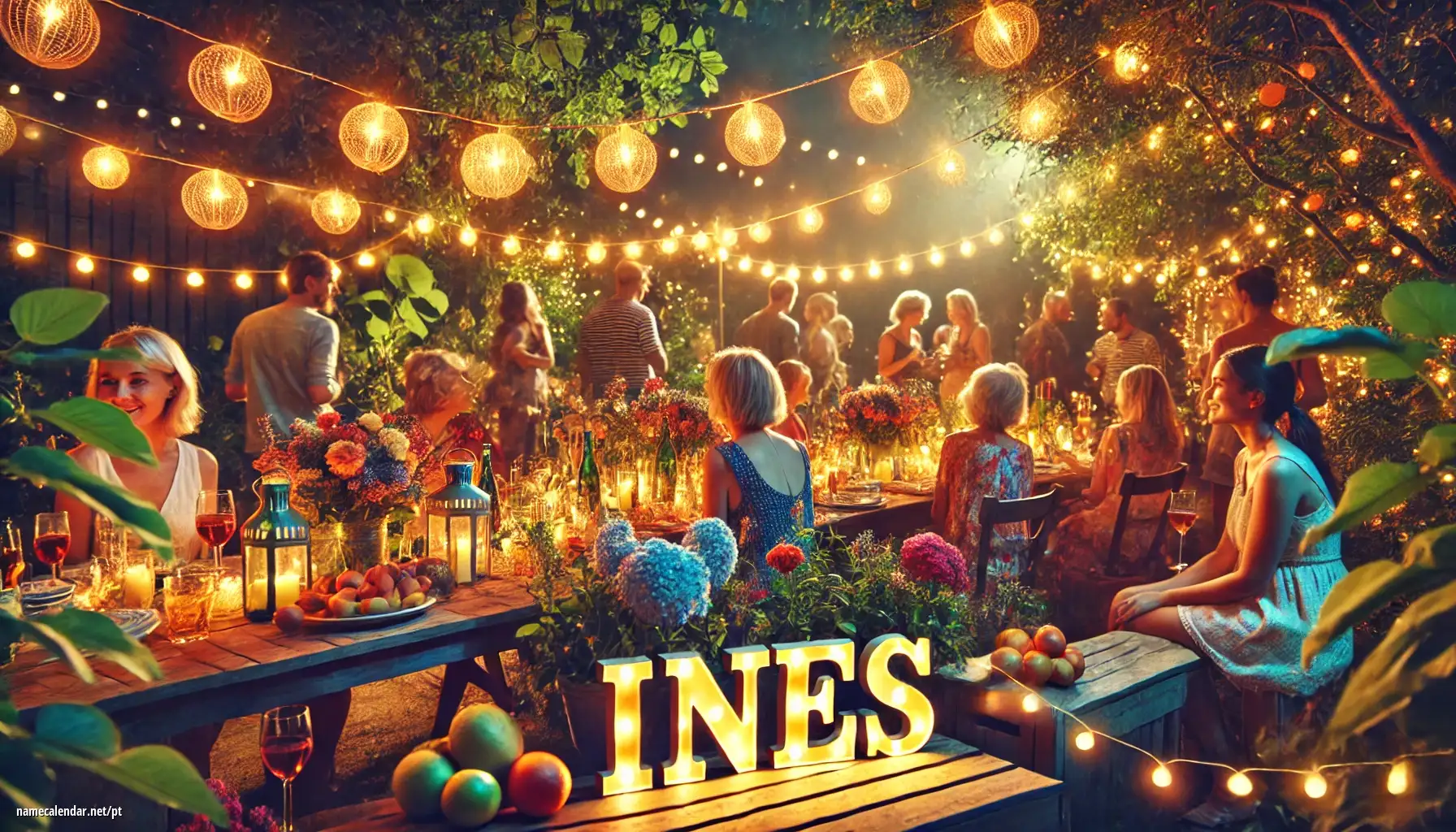 Celebração do dia do nome e nome - Inés