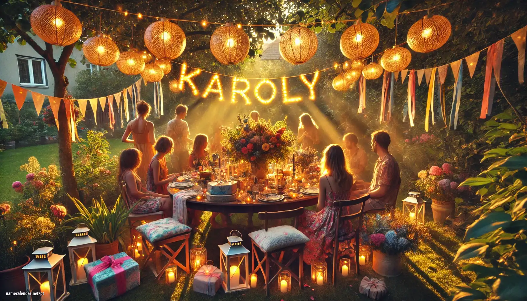 Celebração do dia do nome e nome - Károly