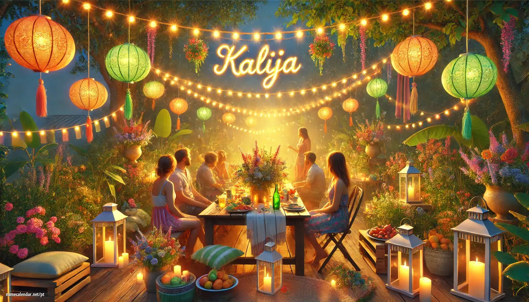 Celebração do dia do nome e nome - Kalija