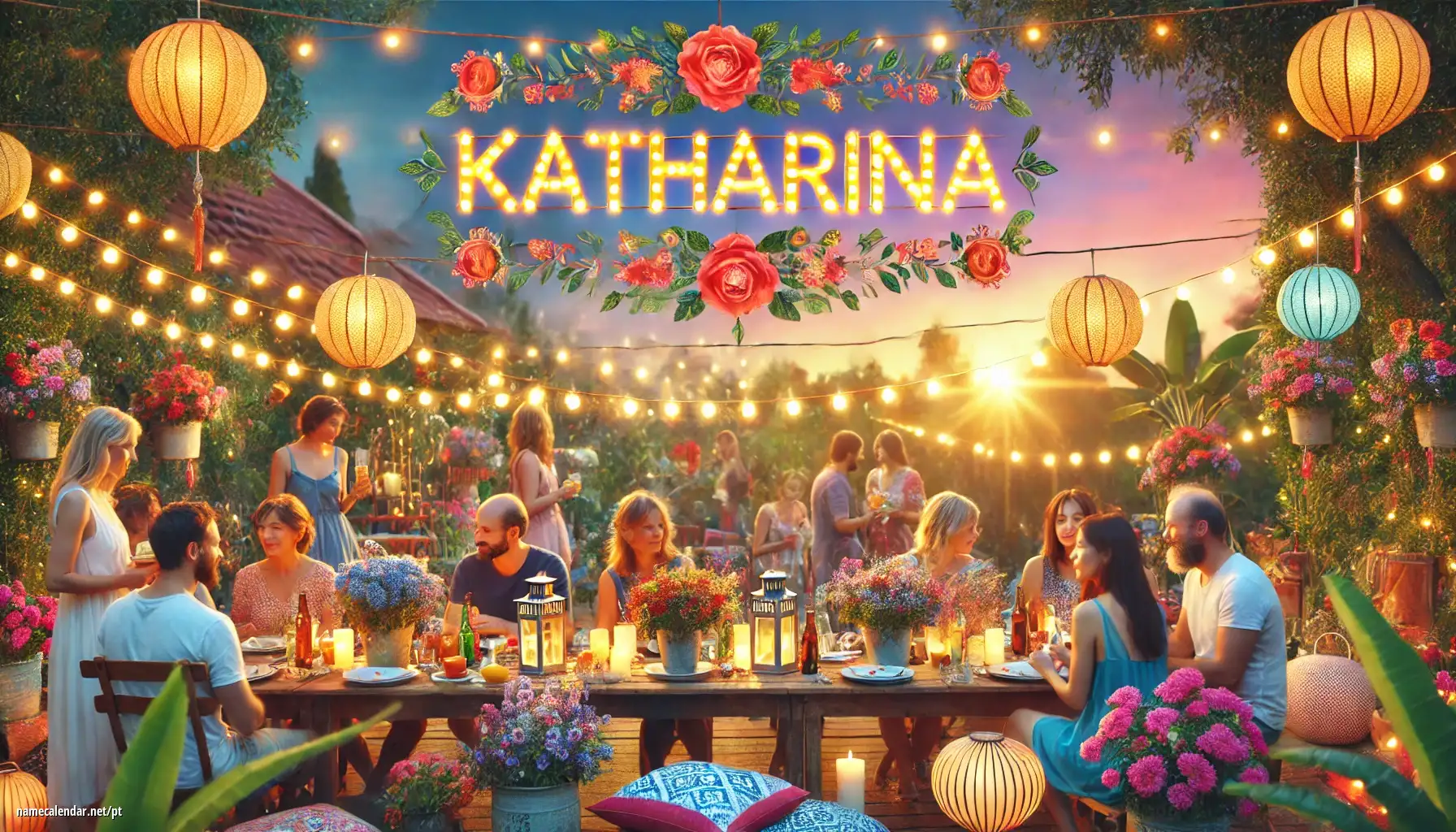 Celebração do dia do nome e nome - Katharina