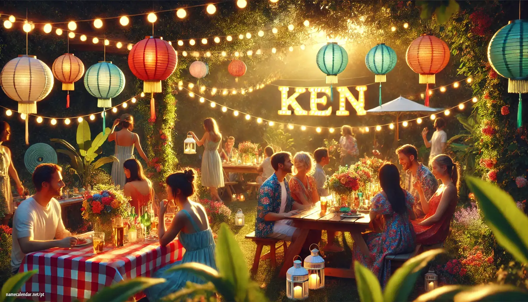 Celebração do dia do nome e nome - Ken