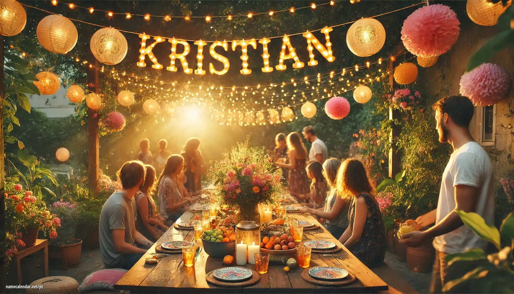 Celebração do dia do nome e nome - Kristián