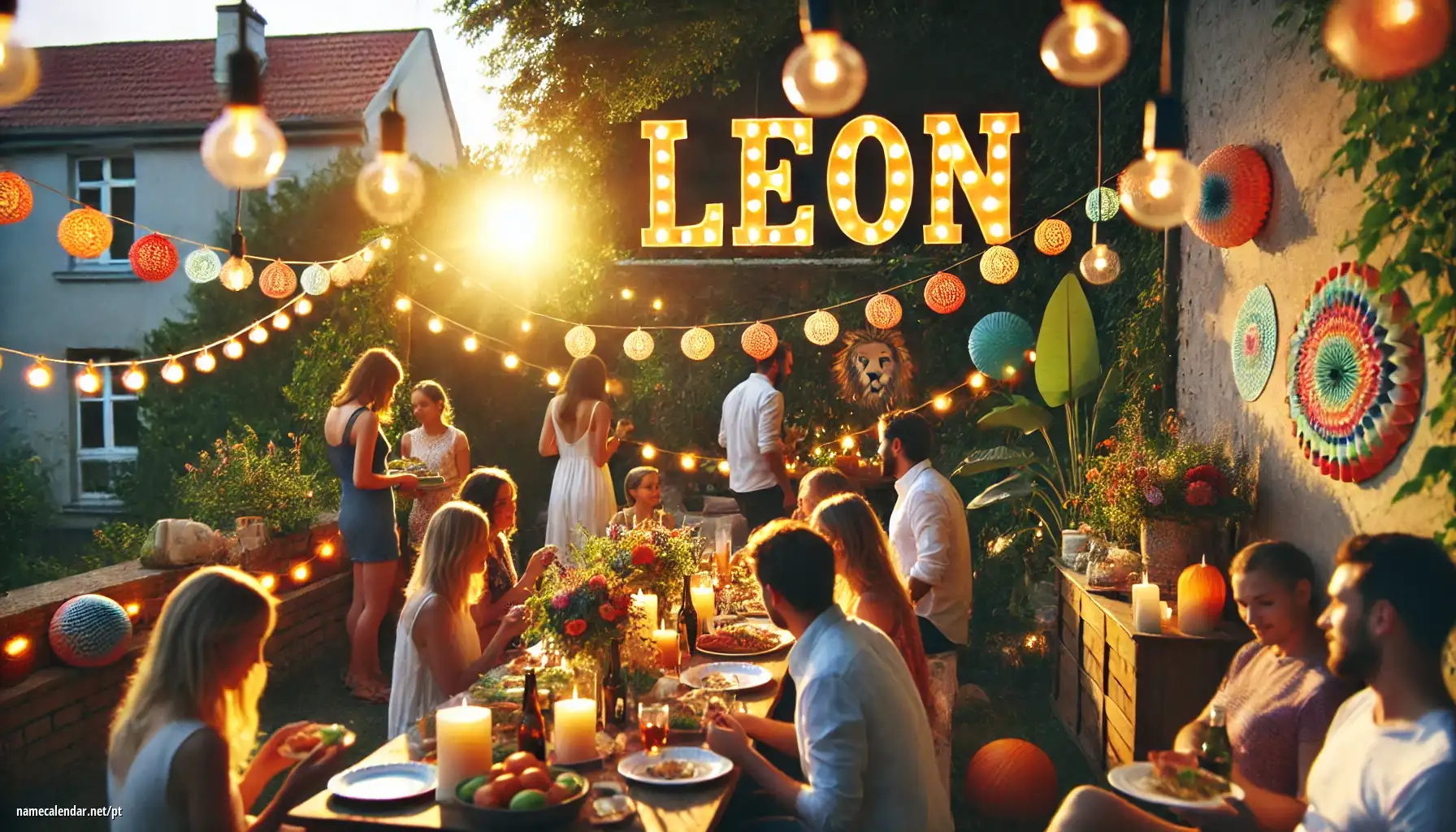 Celebração do dia do nome e nome - Léon