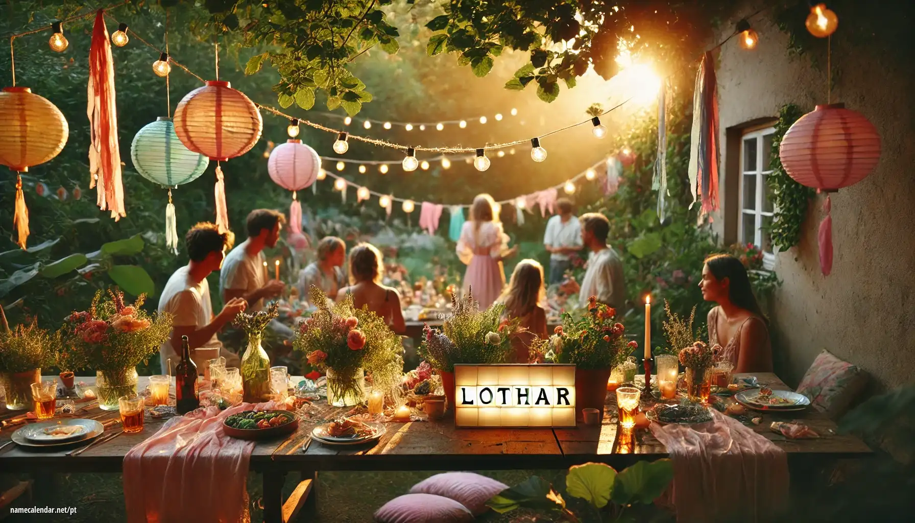 Celebração do dia do nome e nome - Lothar