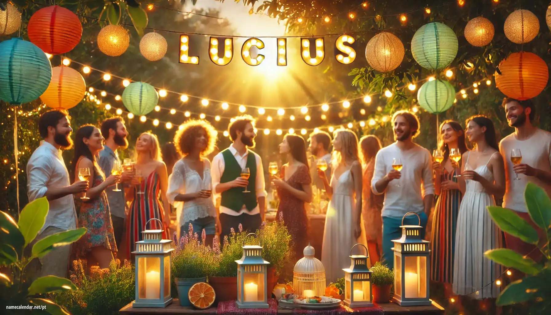 Celebração do dia do nome e nome - Lucius