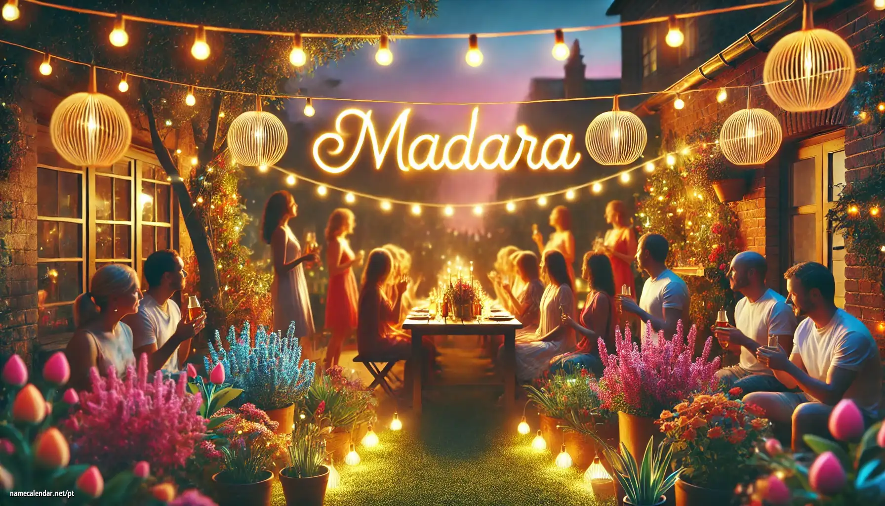 Celebração do dia do nome e nome - Madara