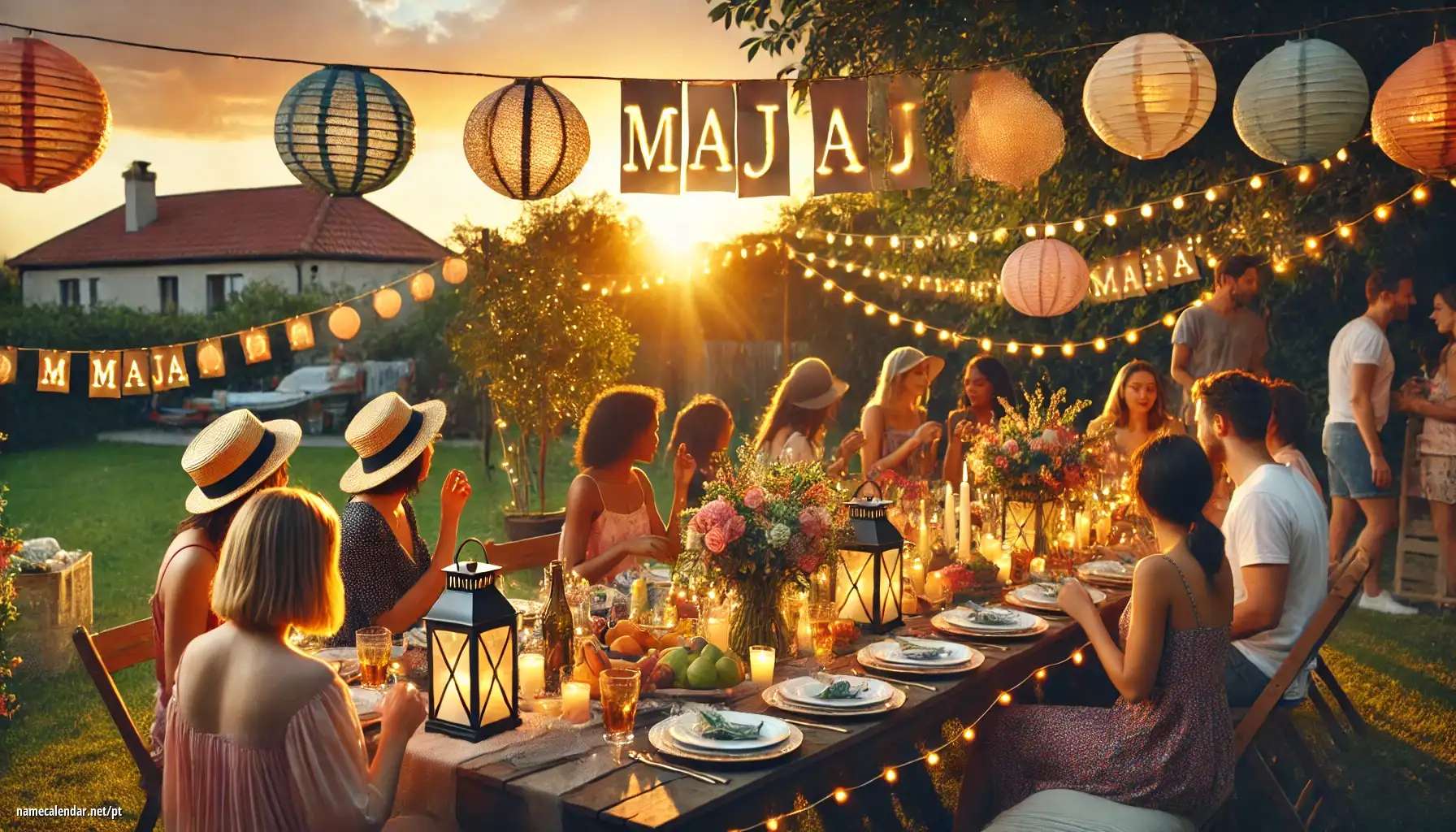 Celebração do dia do nome e nome - Maja