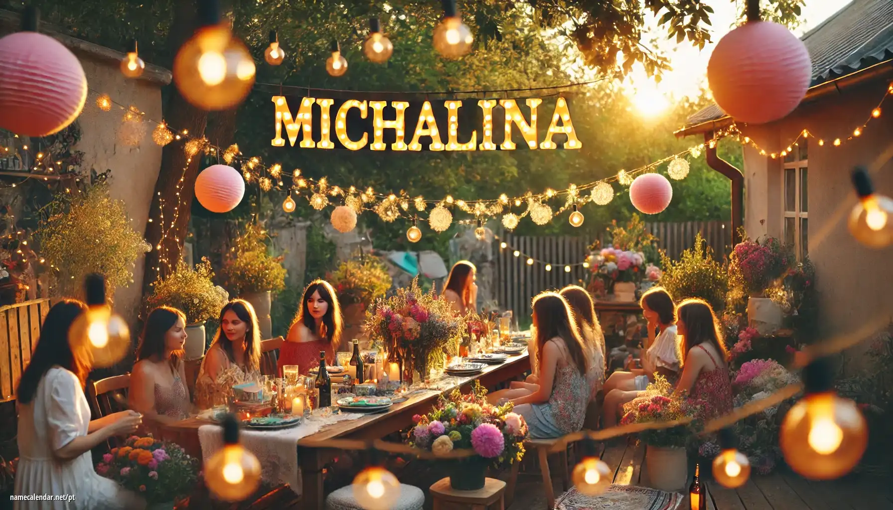 Celebração do dia do nome e nome - Michalina