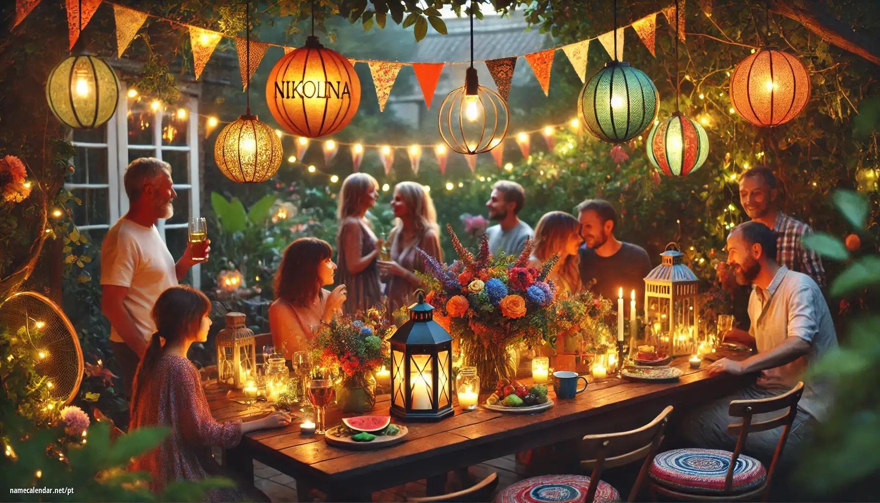 Celebração do dia do nome e nome - Nikolina