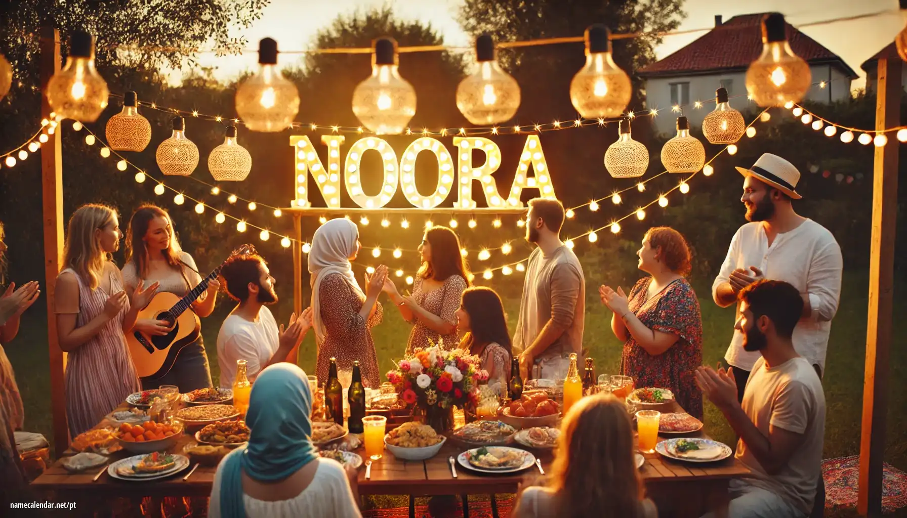 Celebração do dia do nome e nome - Noora