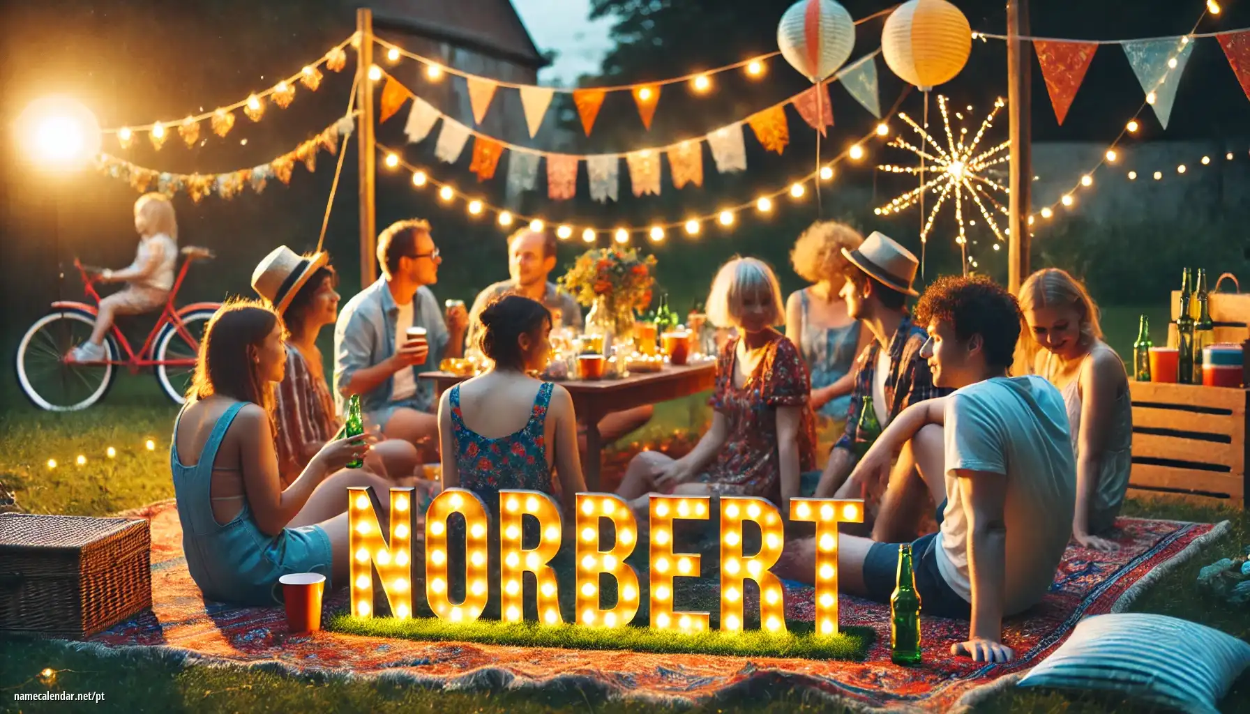 Celebração do dia do nome e nome - Norbert