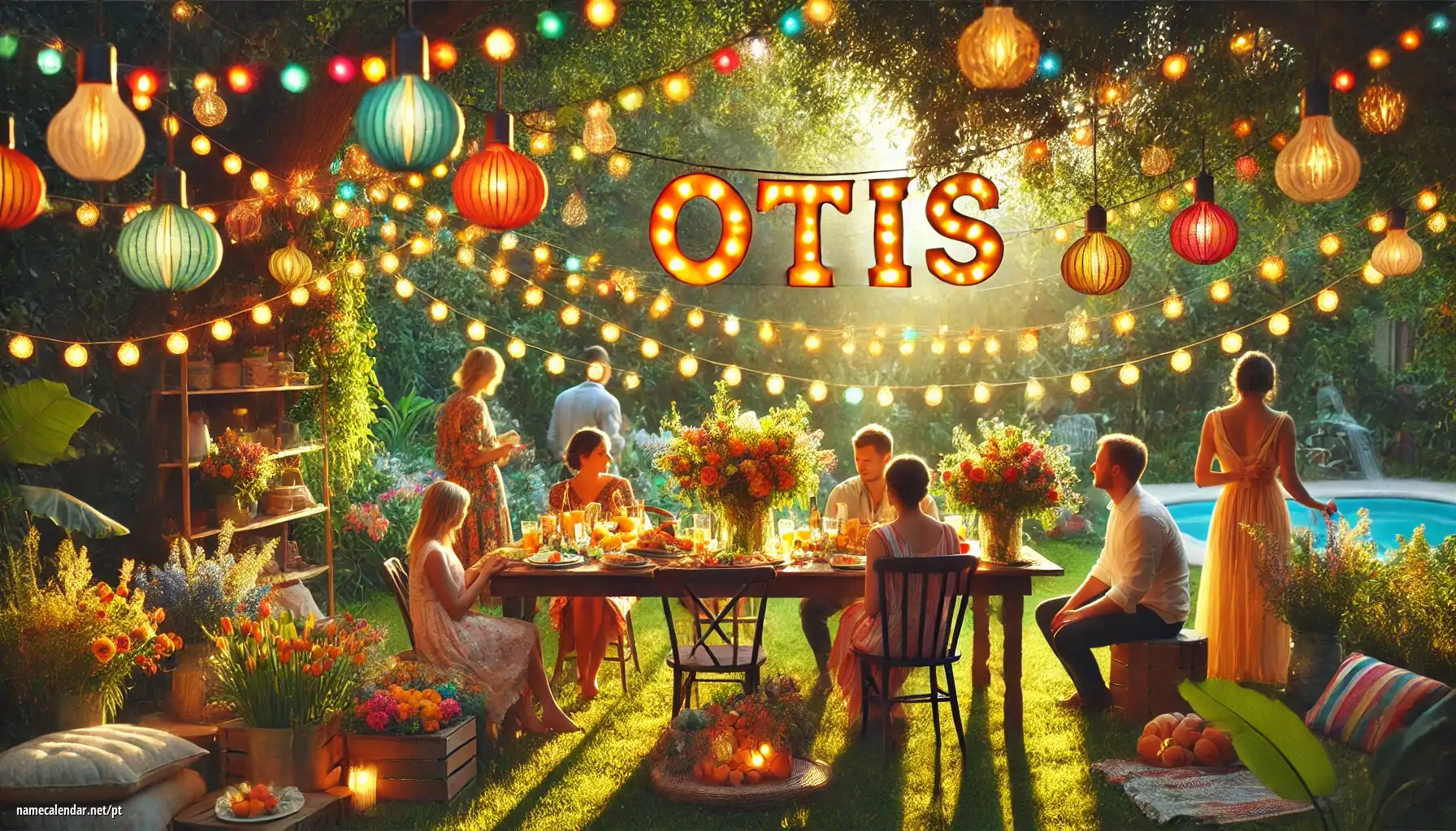 Celebração do dia do nome e nome - Otis