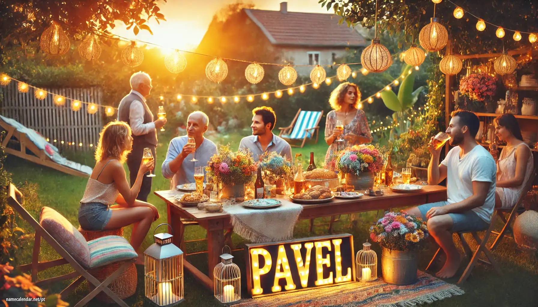 Celebração do dia do nome e nome - Pavel