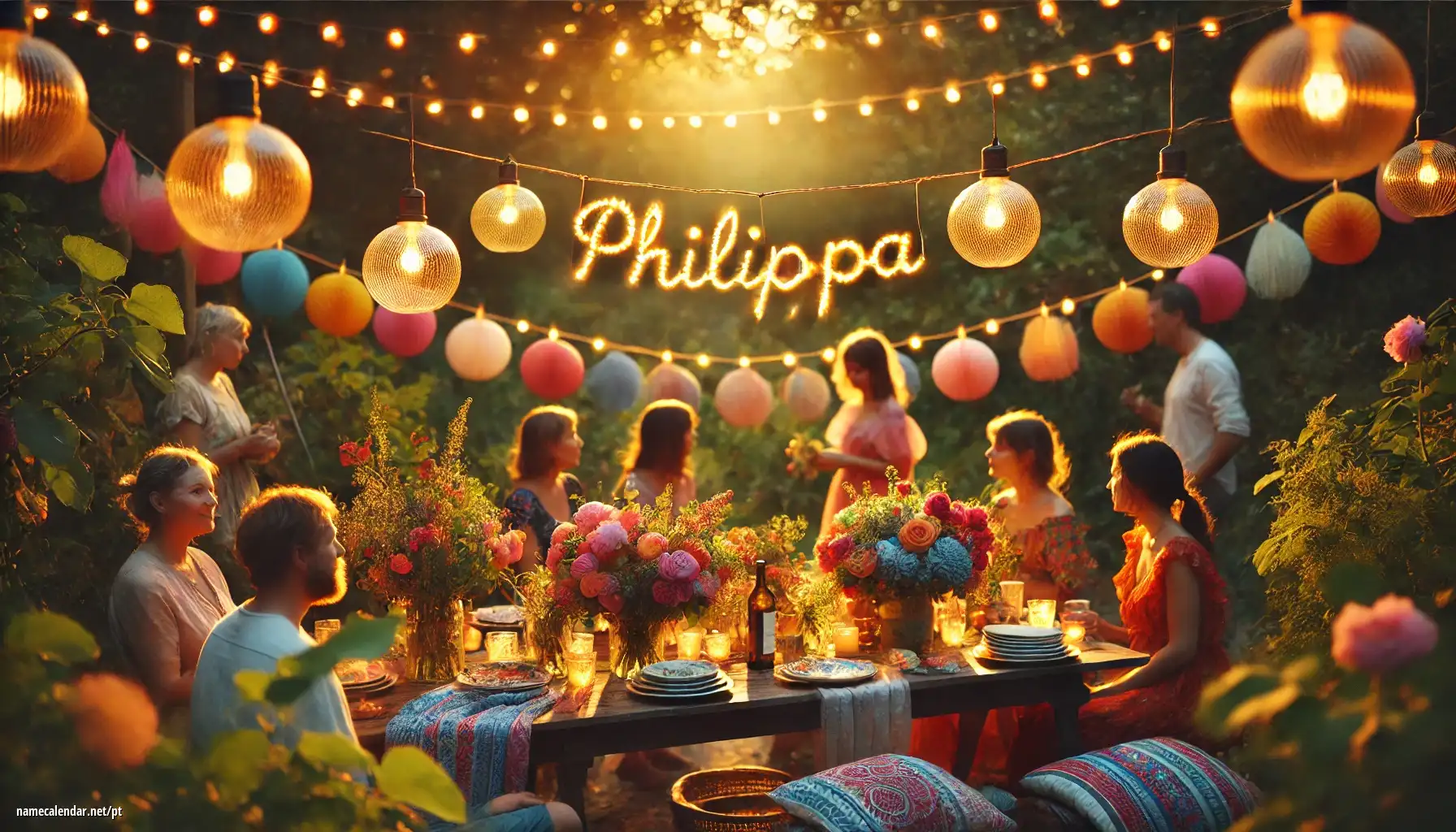Celebração do dia do nome e nome - Philippa
