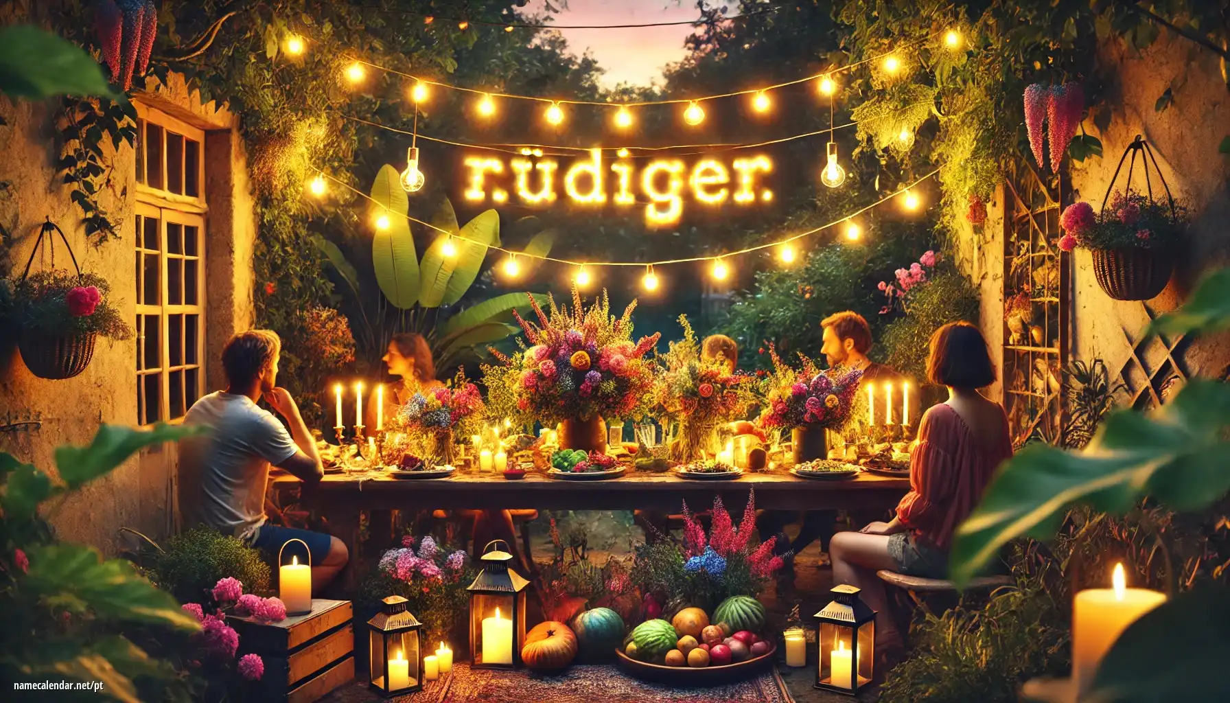 Celebração do dia do nome e nome - Rüdiger