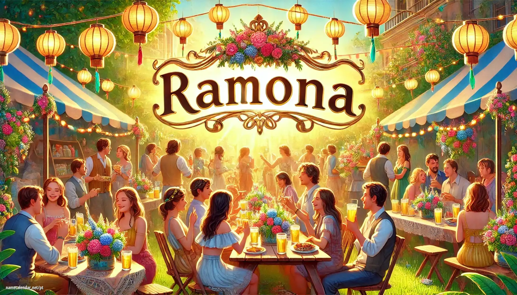 Celebração do dia do nome e nome - Ramóna