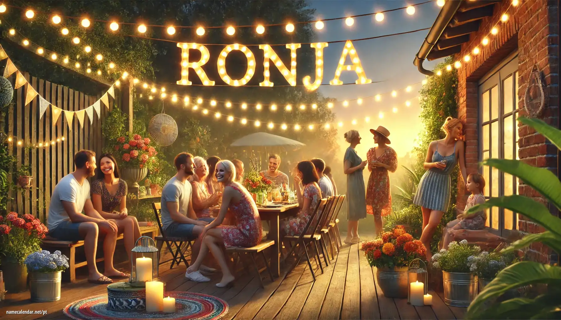 Celebração do dia do nome e nome - Ronja