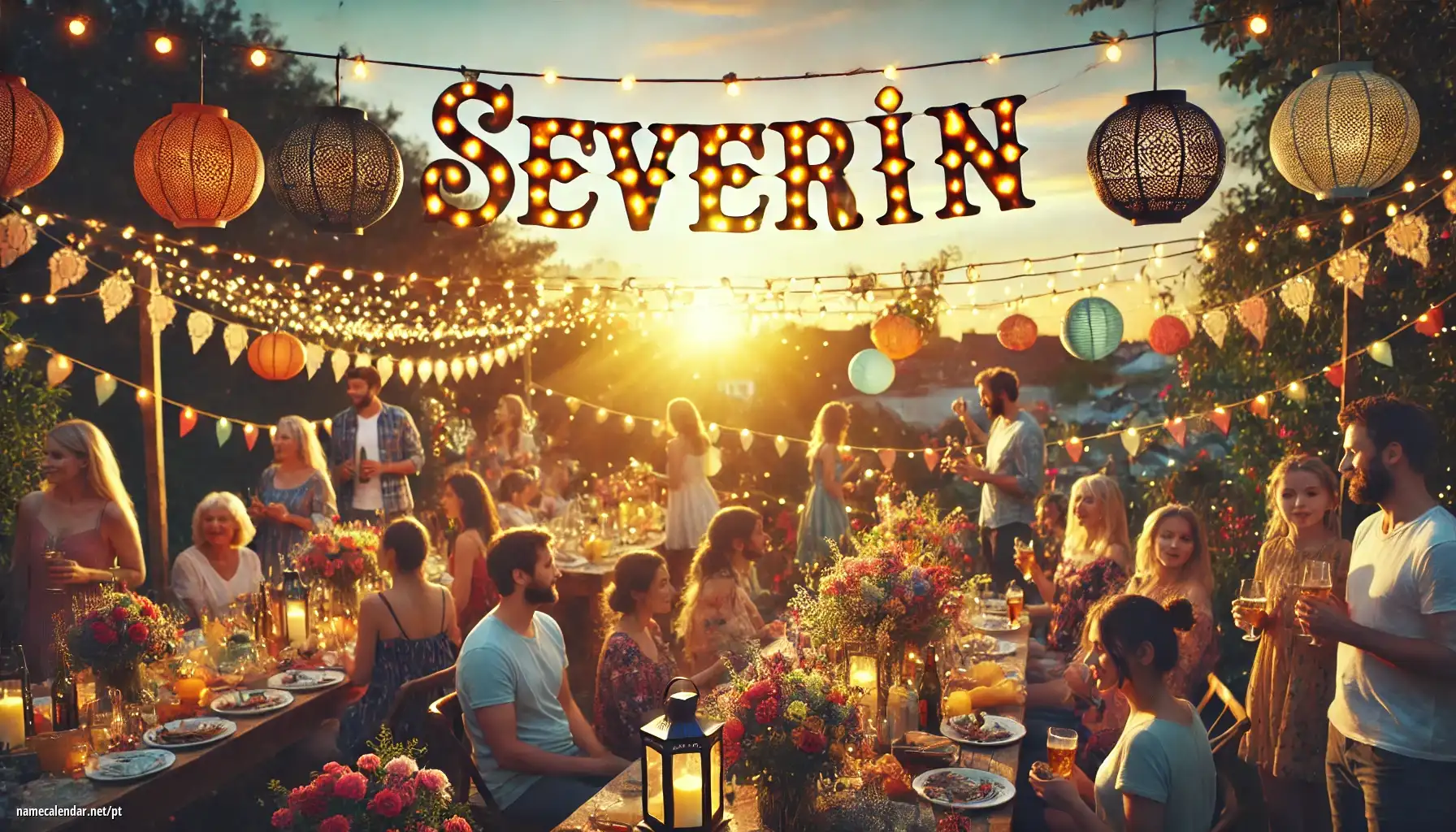 Celebração do dia do nome e nome - Séverin