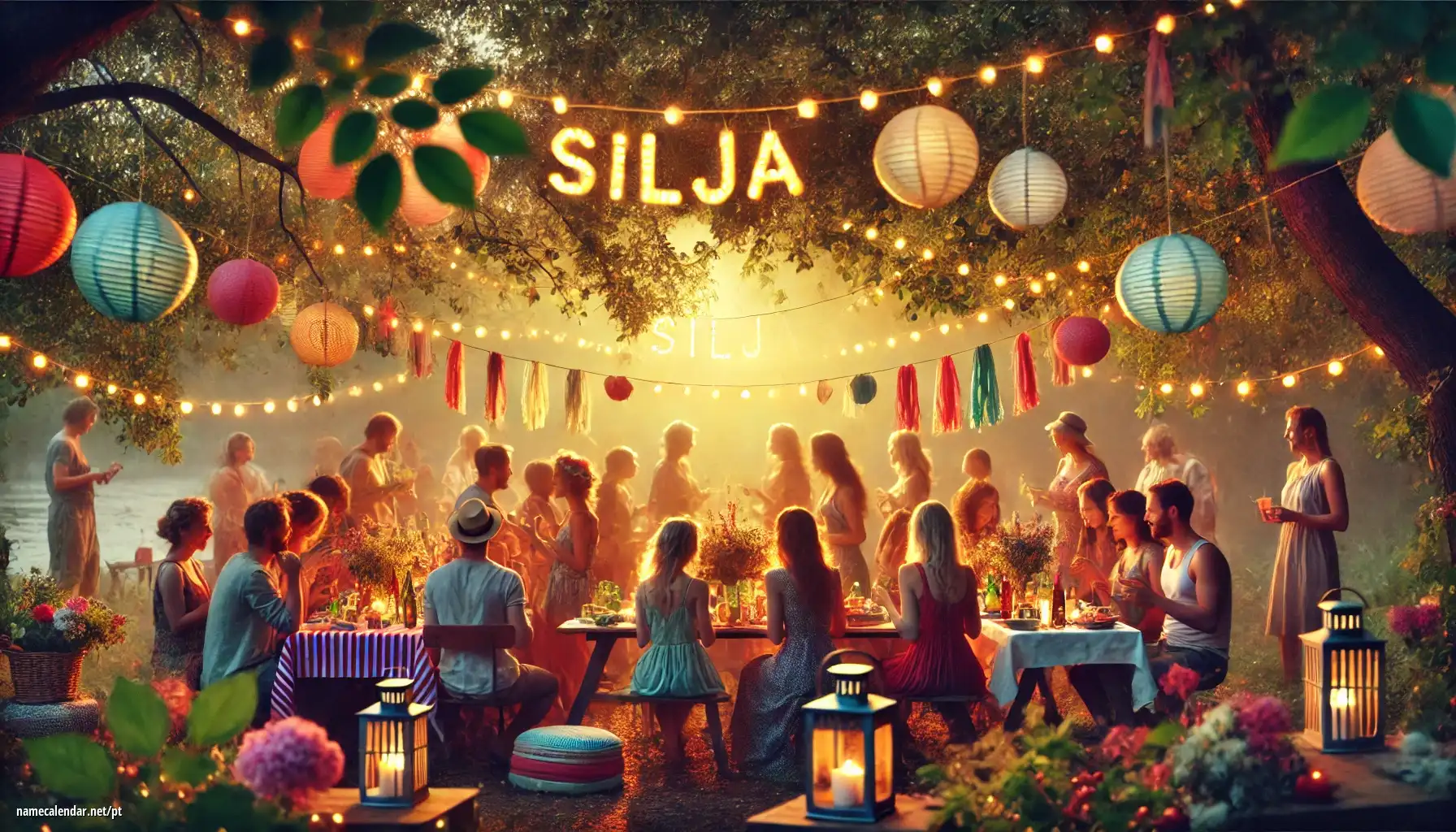 Celebração do dia do nome e nome - Silja