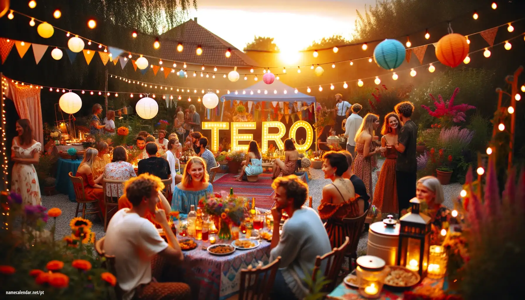 Celebração do dia do nome e nome - Tero