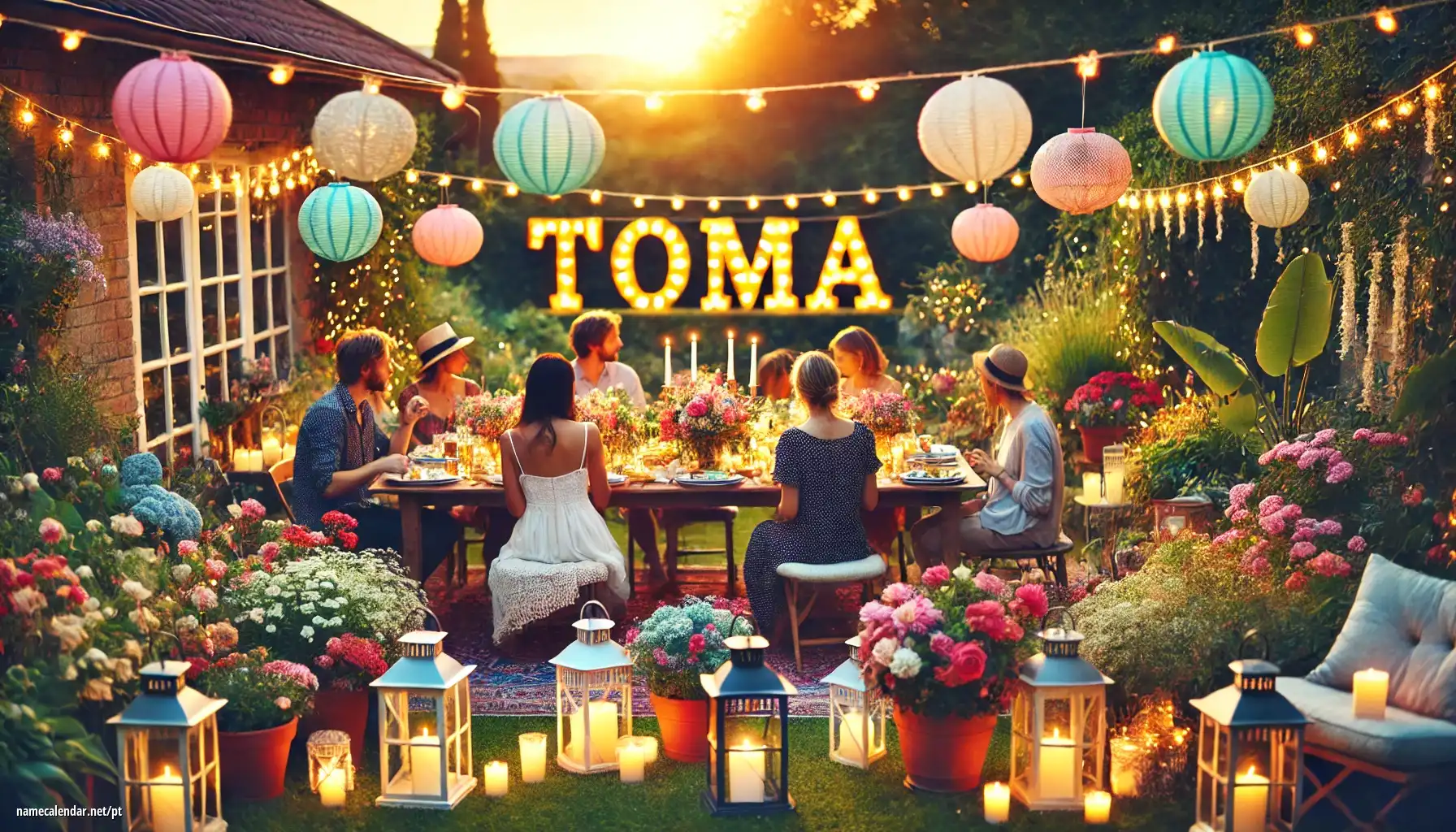 Celebração do dia do nome e nome - Toma