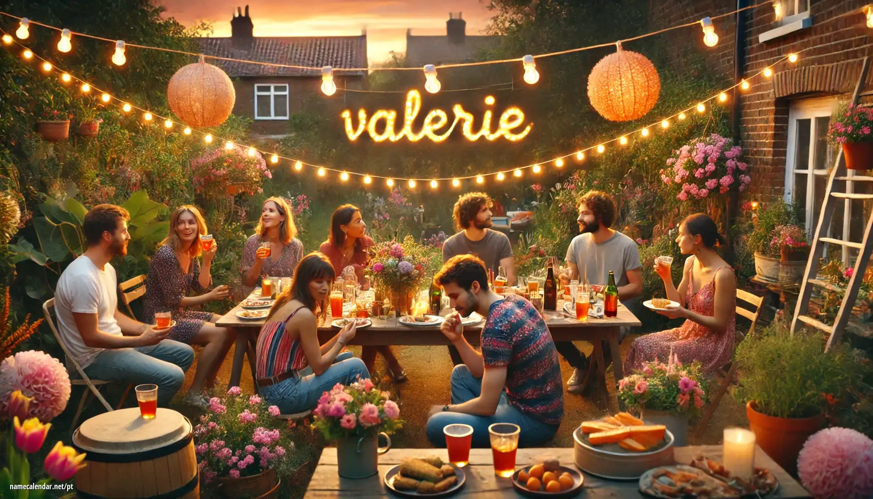 Celebração do dia do nome e nome - Valérie