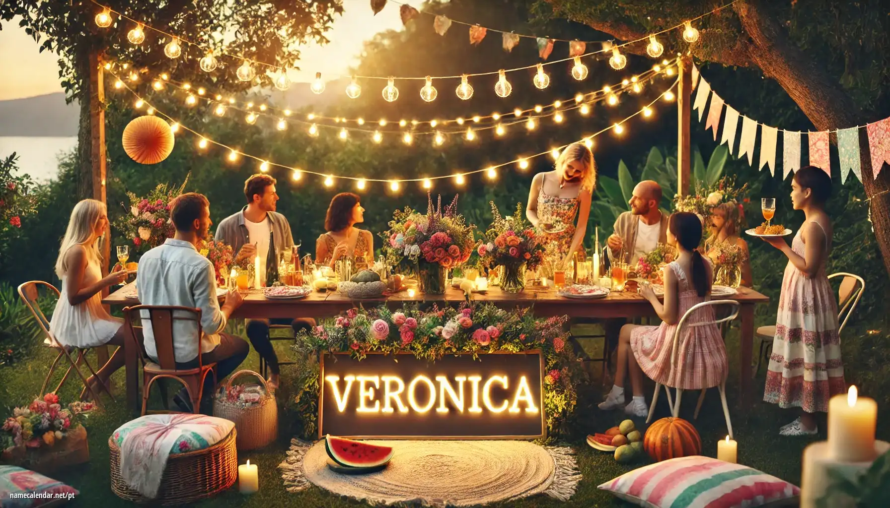 Celebração do dia do nome e nome - Verónica