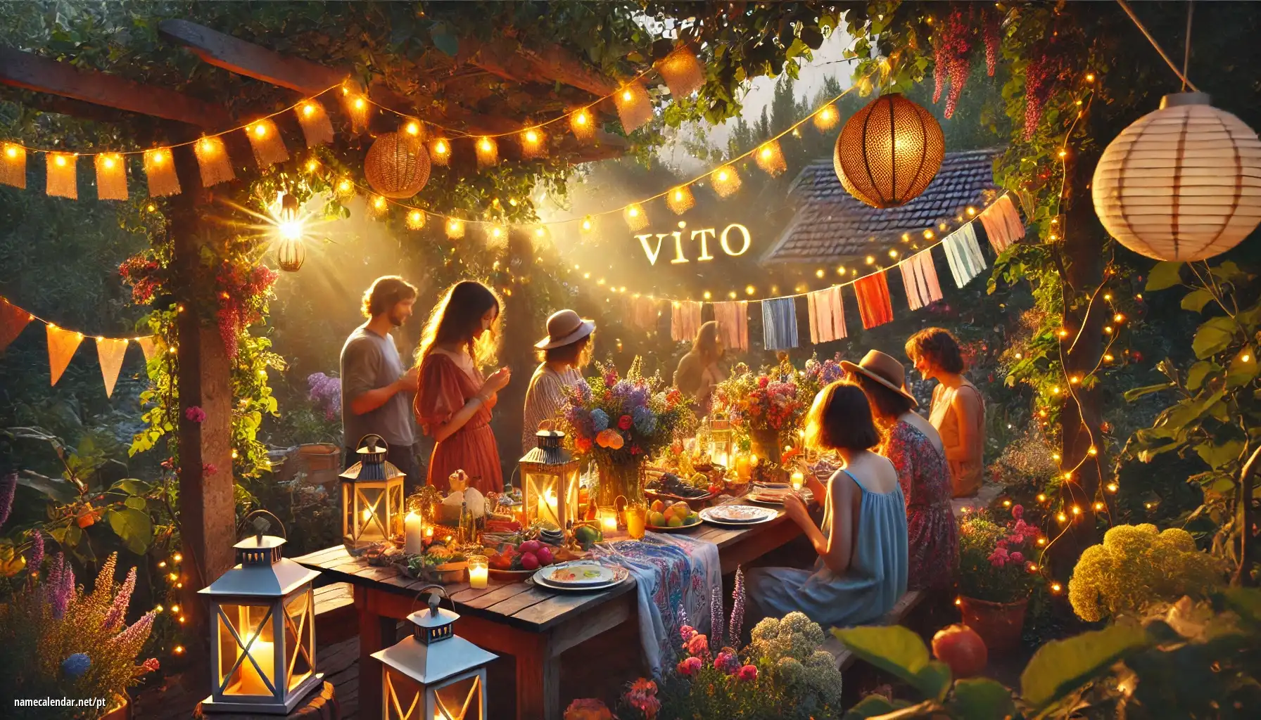 Celebração do dia do nome e nome - Vito